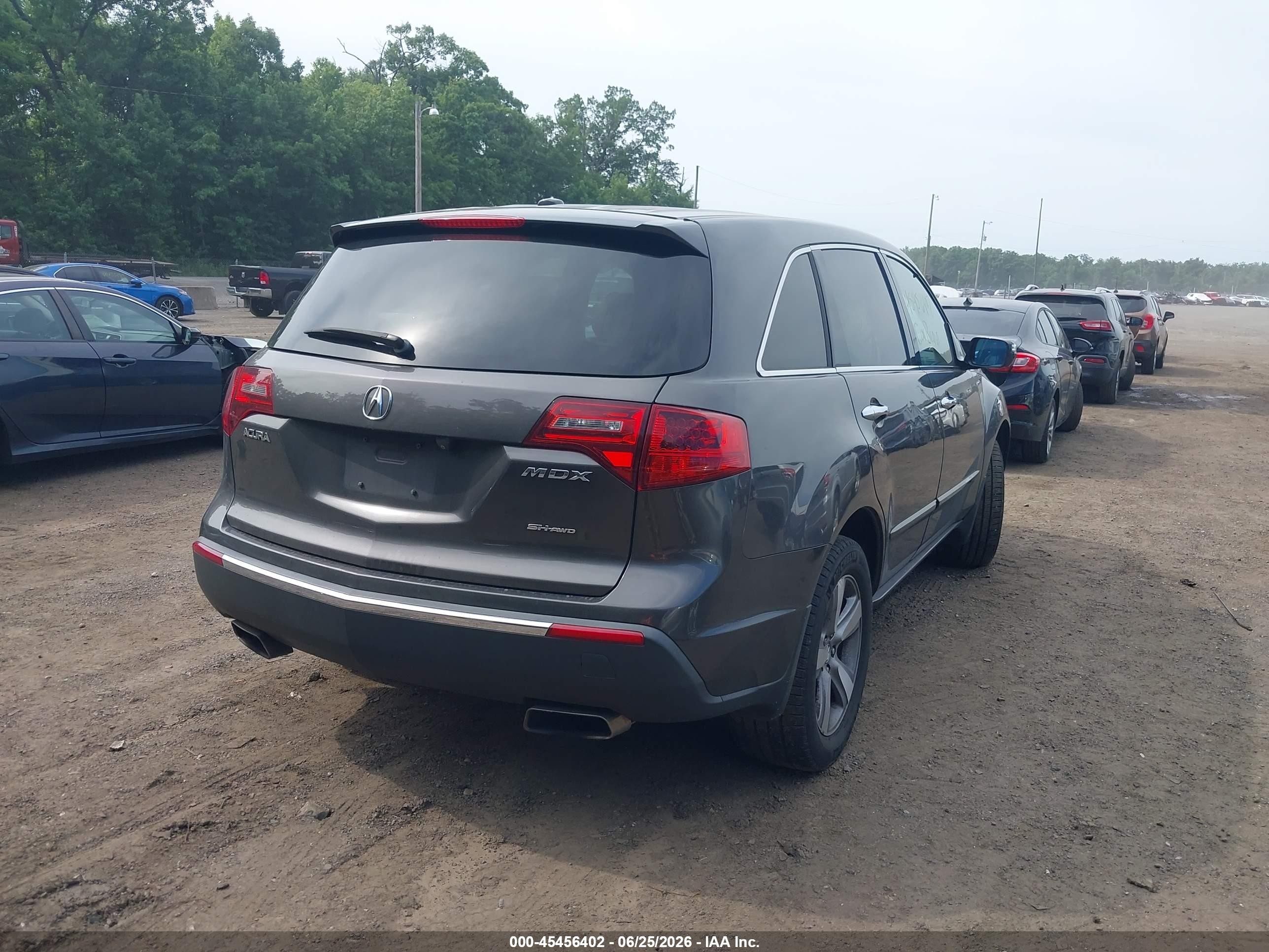2011 Acura Mdx Technology Package Gray vin: 2HNYD2H61BH534189