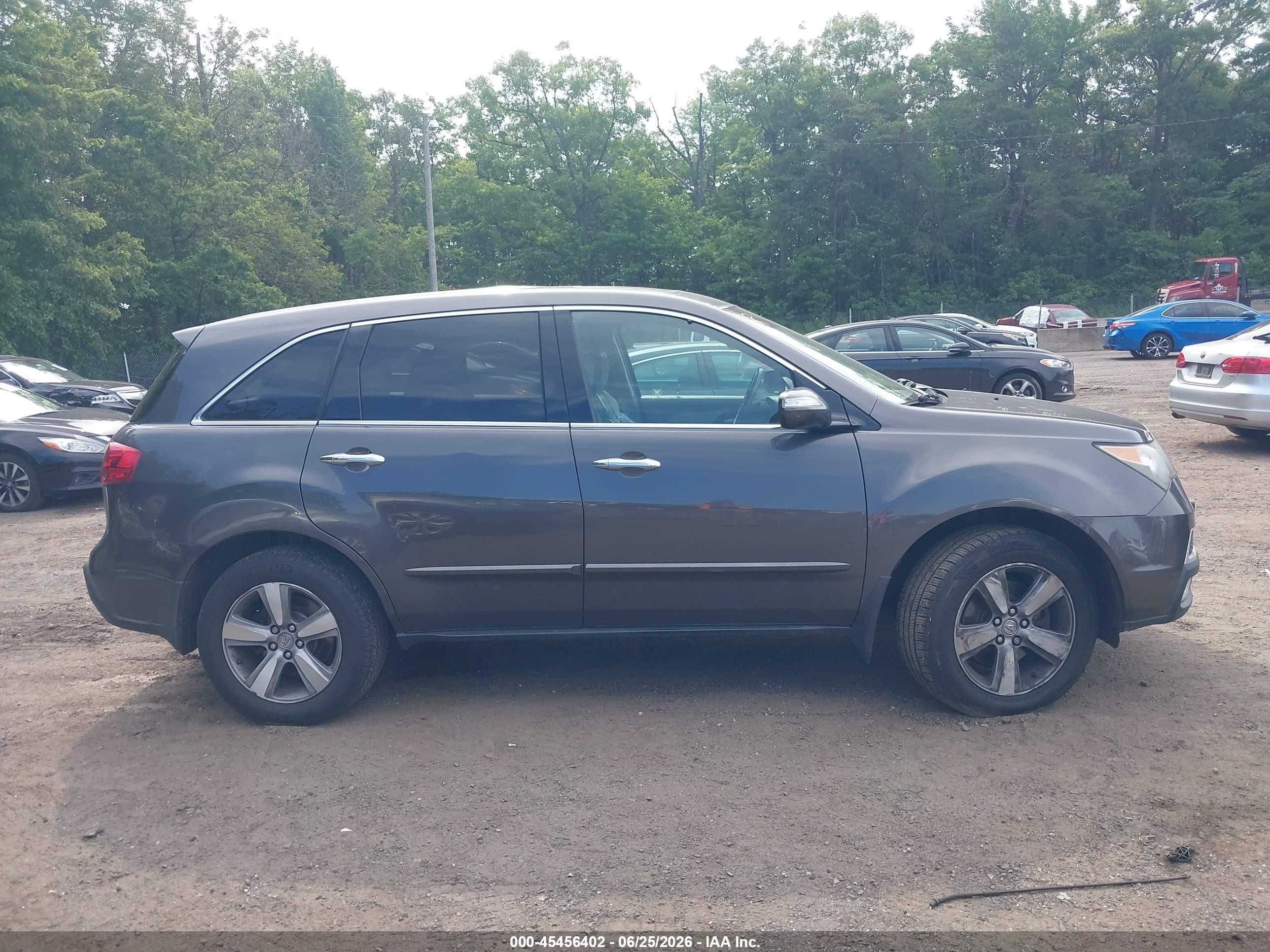2011 Acura Mdx Technology Package Gray vin: 2HNYD2H61BH534189
