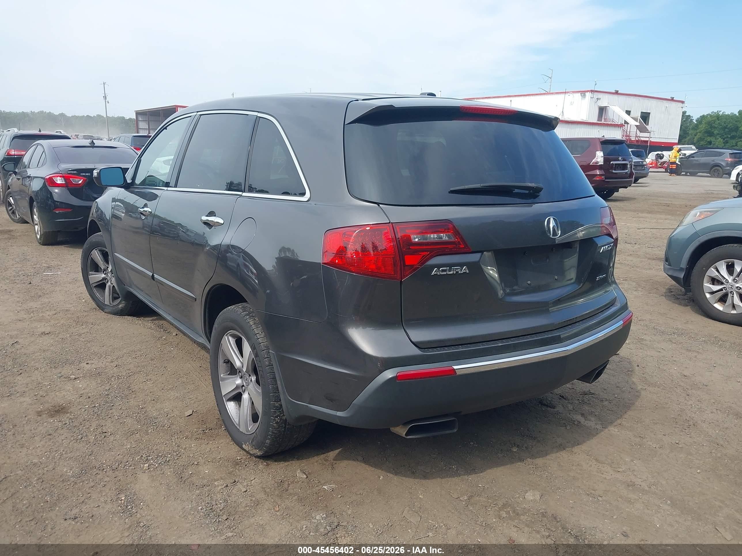 2011 Acura Mdx Technology Package Gray vin: 2HNYD2H61BH534189