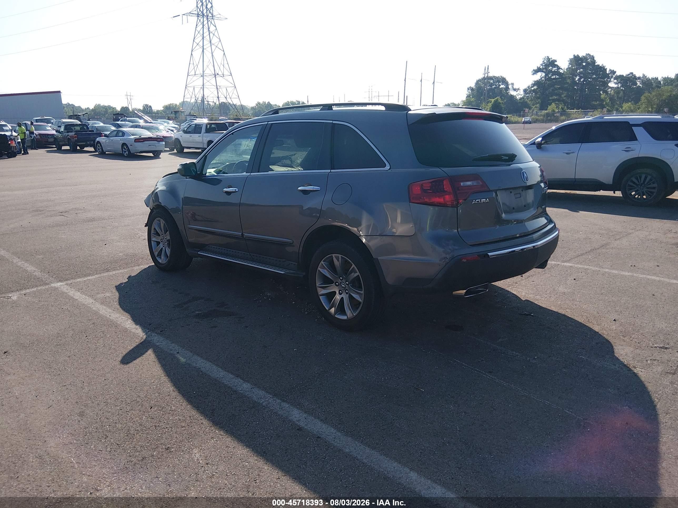 2012 Acura Mdx Advance Package Gray vin: 2HNYD2H61CH547669