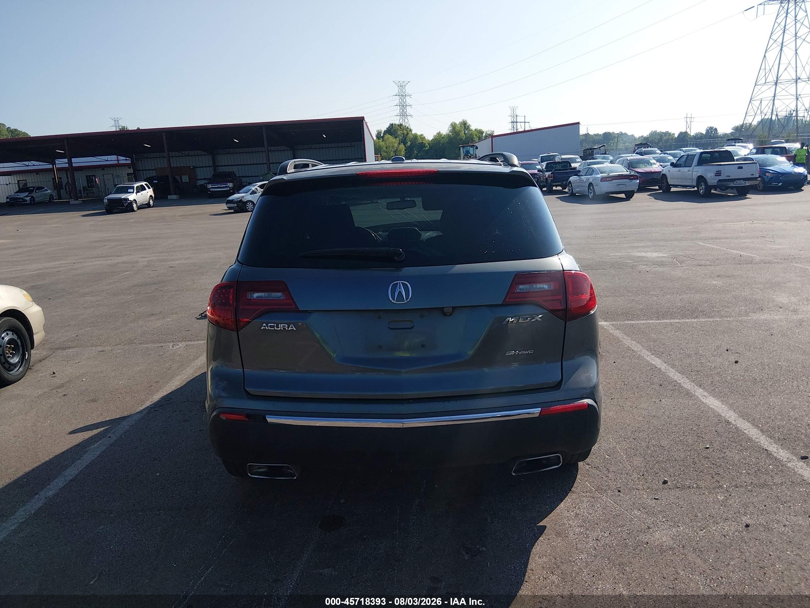 2012 Acura Mdx Advance Package Gray vin: 2HNYD2H61CH547669