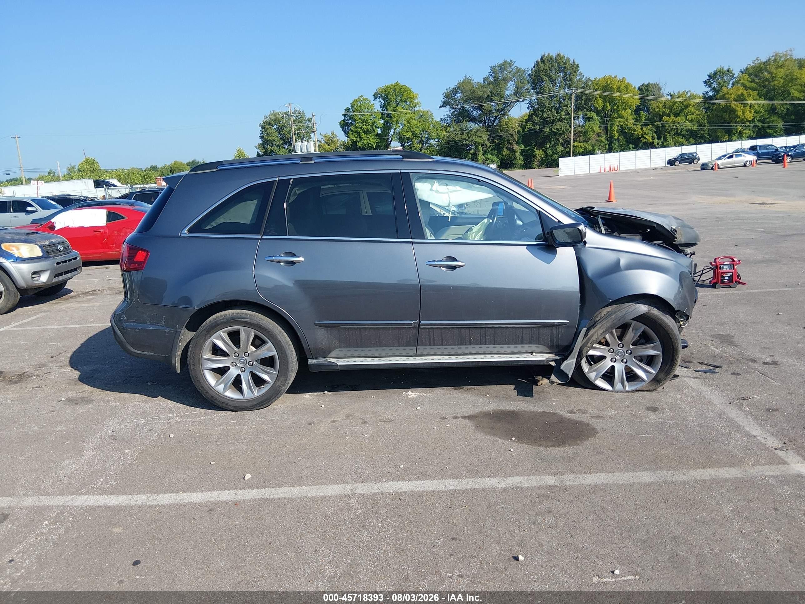 2012 Acura Mdx Advance Package Gray vin: 2HNYD2H61CH547669