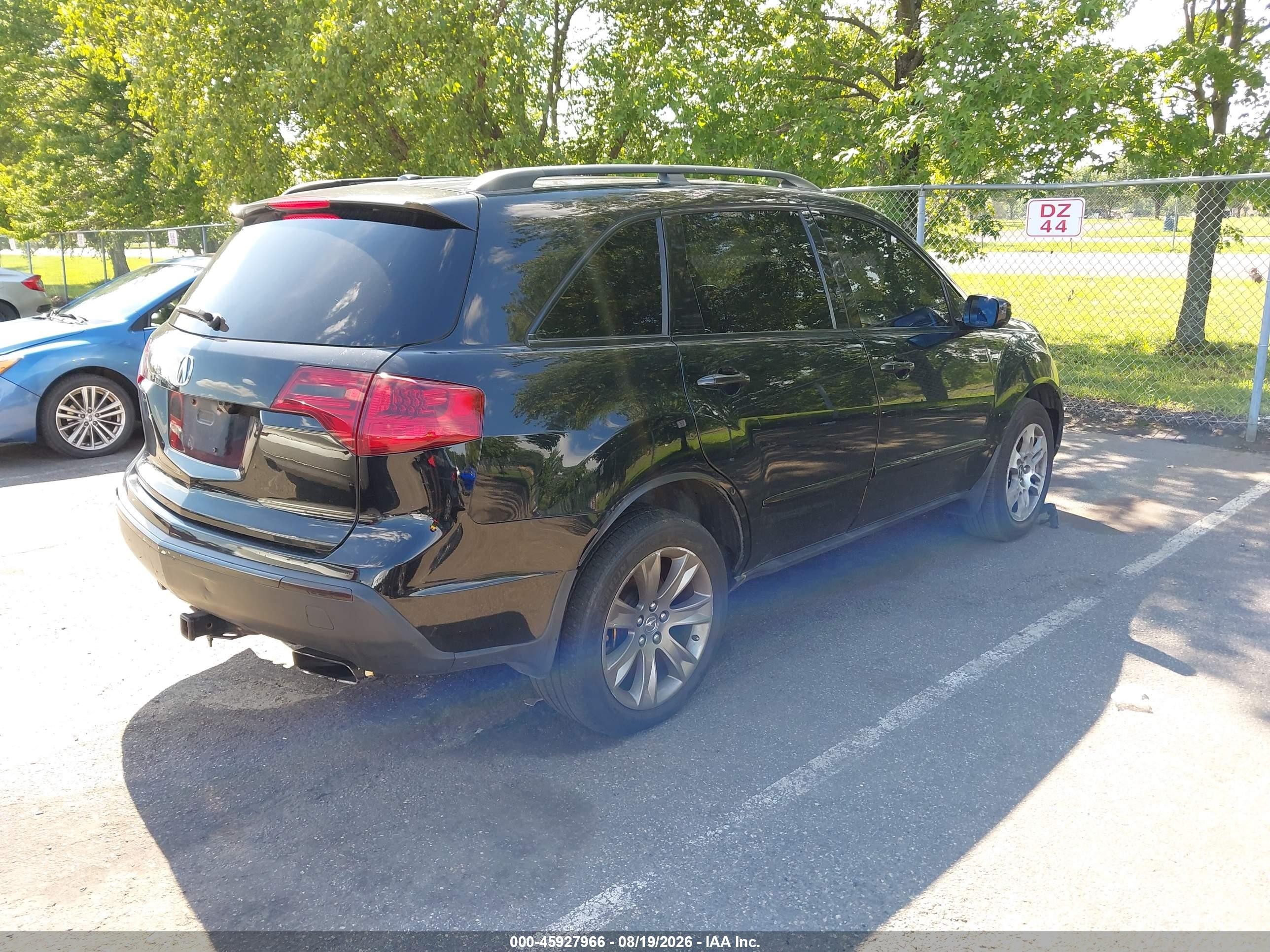 2010 Acura Mdx Technology Package Black vin: 2HNYD2H62AH506304
