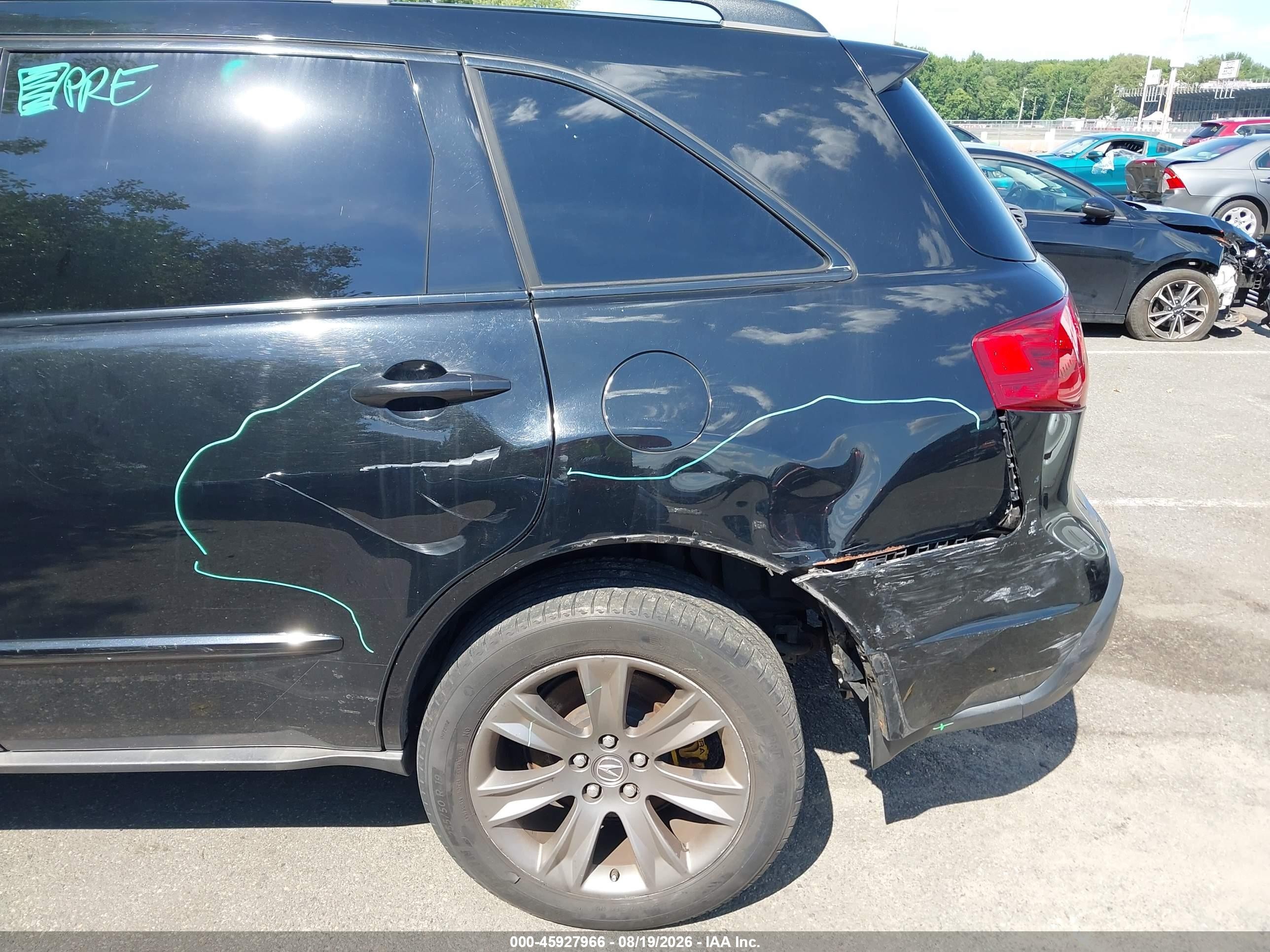 2010 Acura Mdx Technology Package Black vin: 2HNYD2H62AH506304