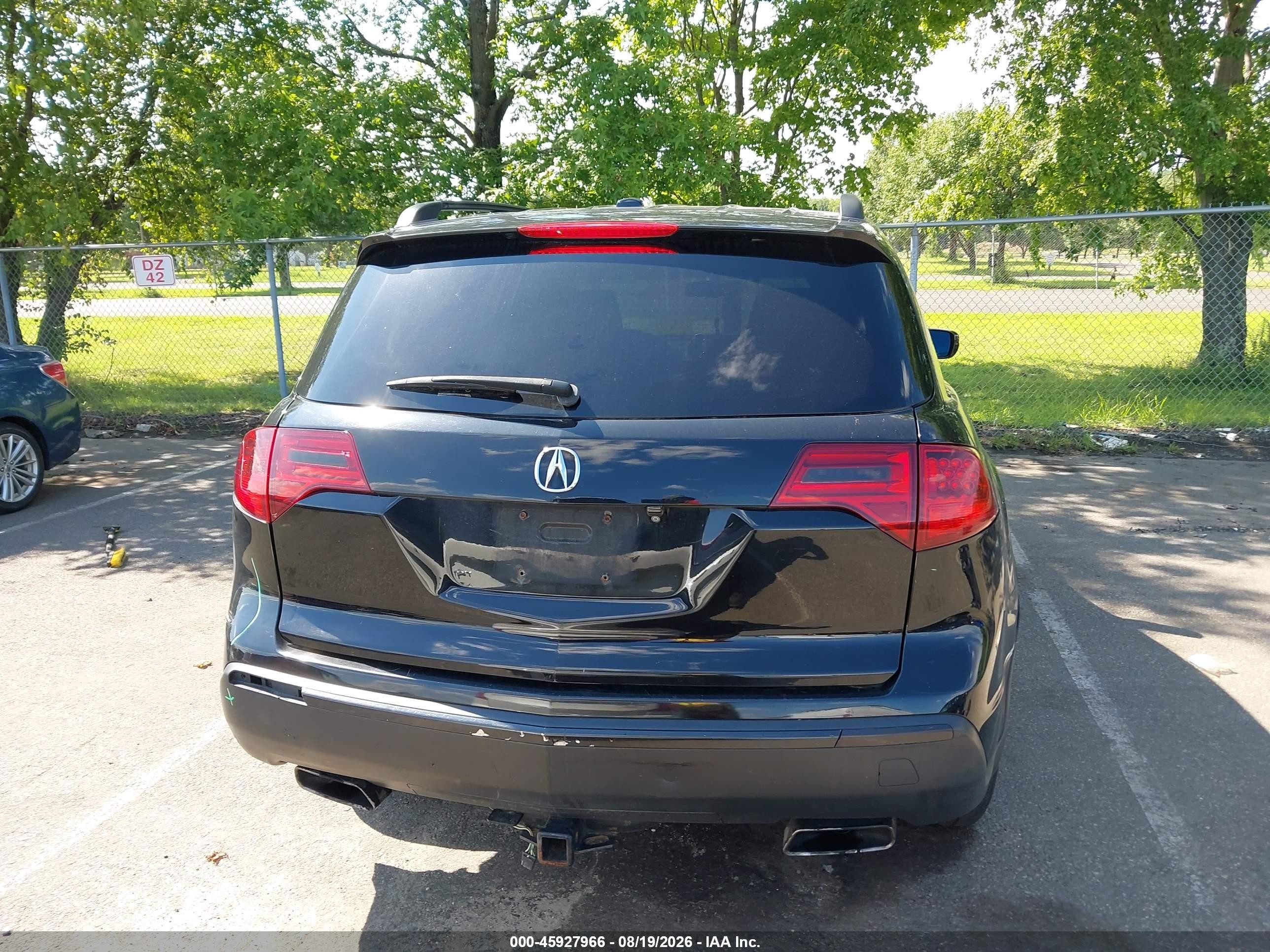 2010 Acura Mdx Technology Package Black vin: 2HNYD2H62AH506304