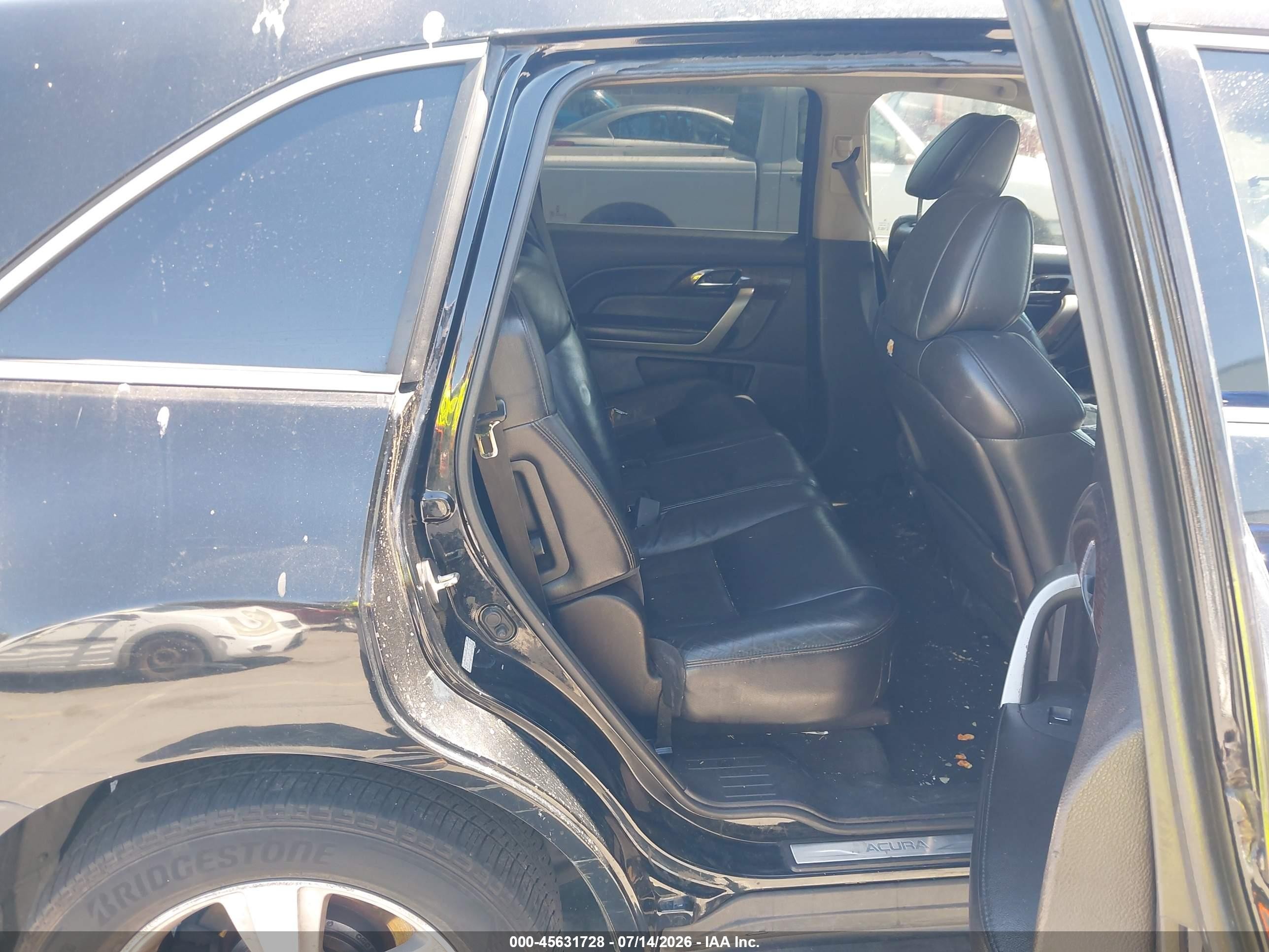 2010 Acura Mdx Technology Package Black vin: 2HNYD2H62AH511518