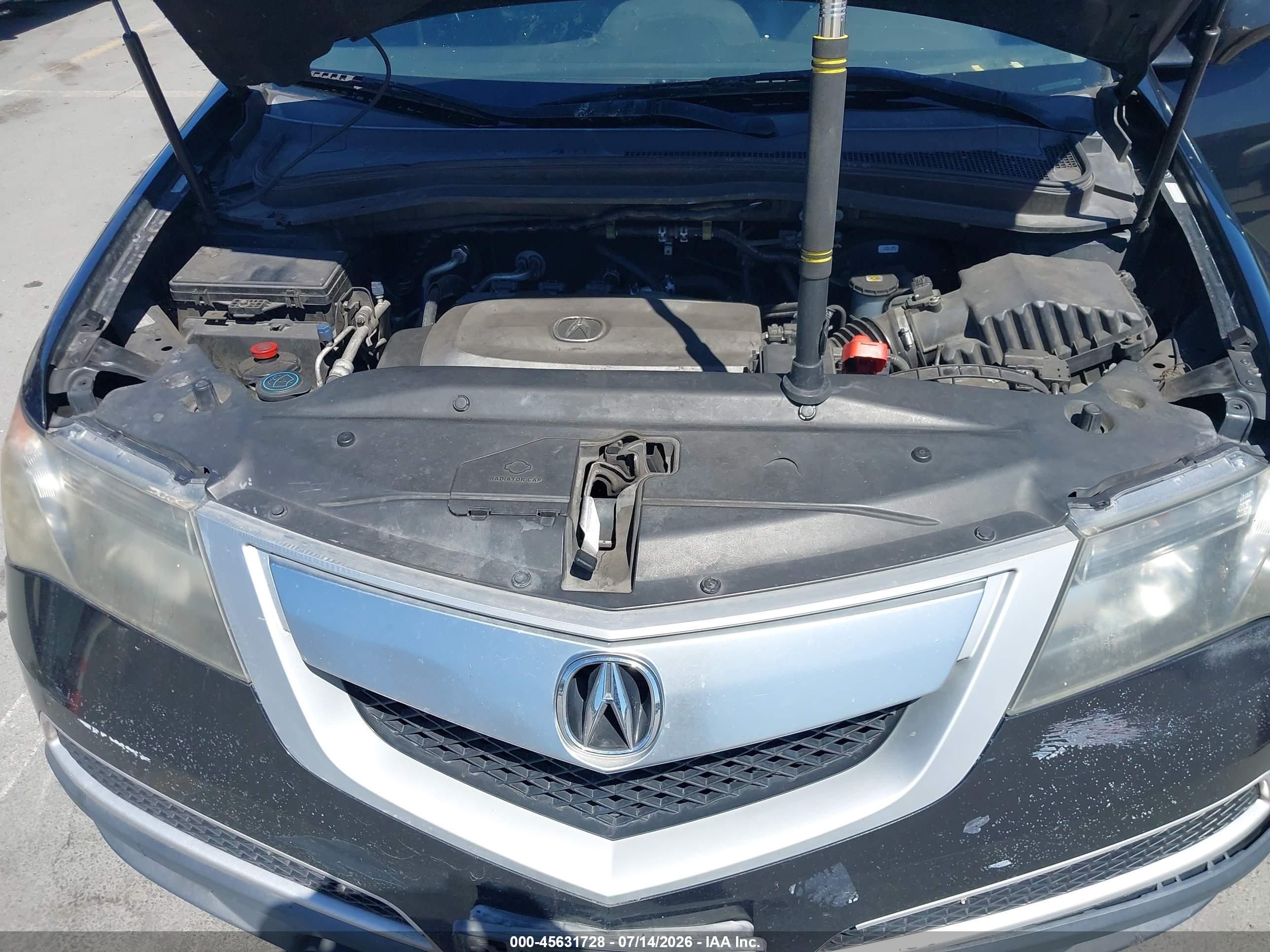 2010 Acura Mdx Technology Package Black vin: 2HNYD2H62AH511518