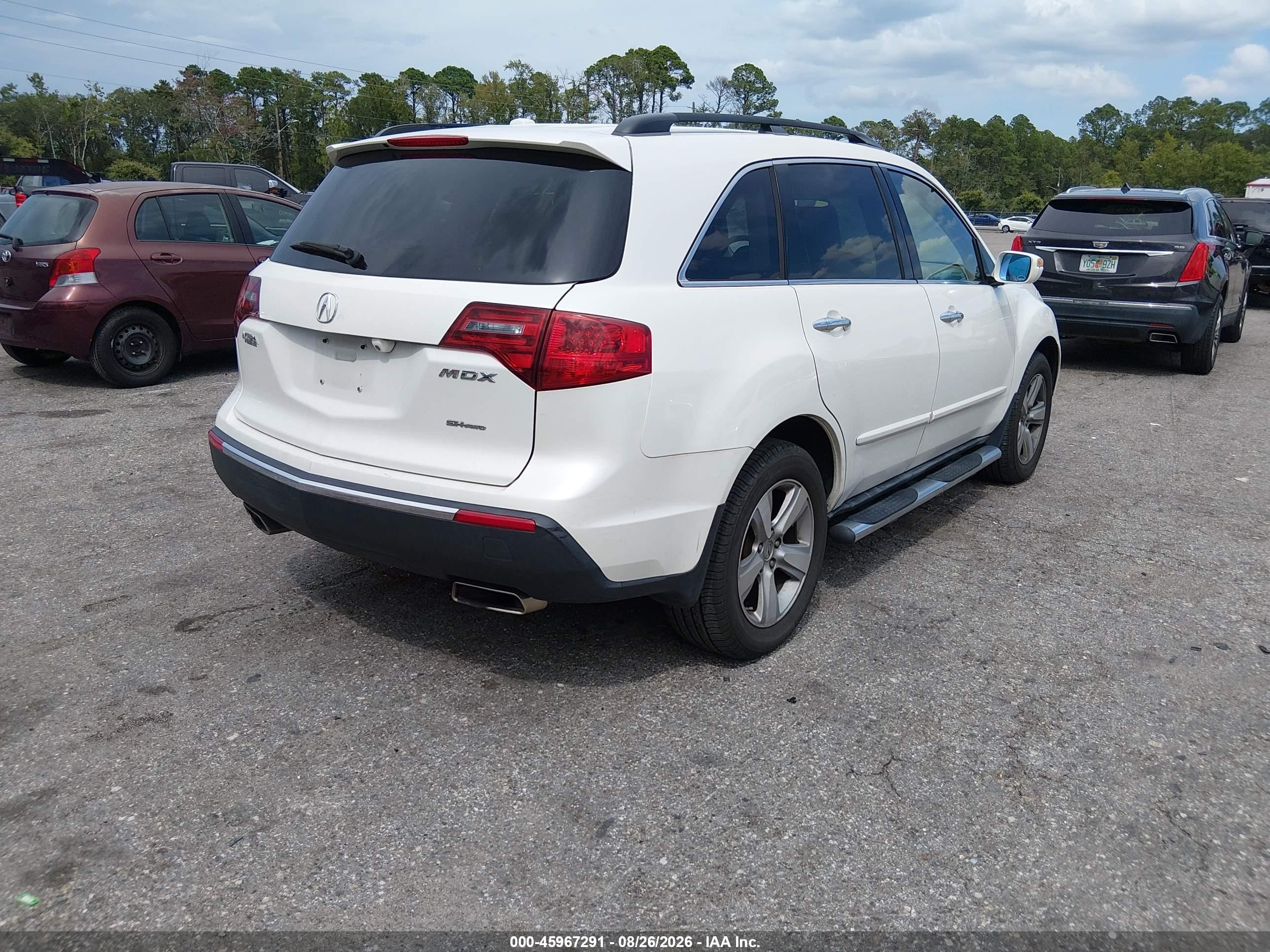 2010 Acura Mdx Technology Package White vin: 2HNYD2H62AH514838