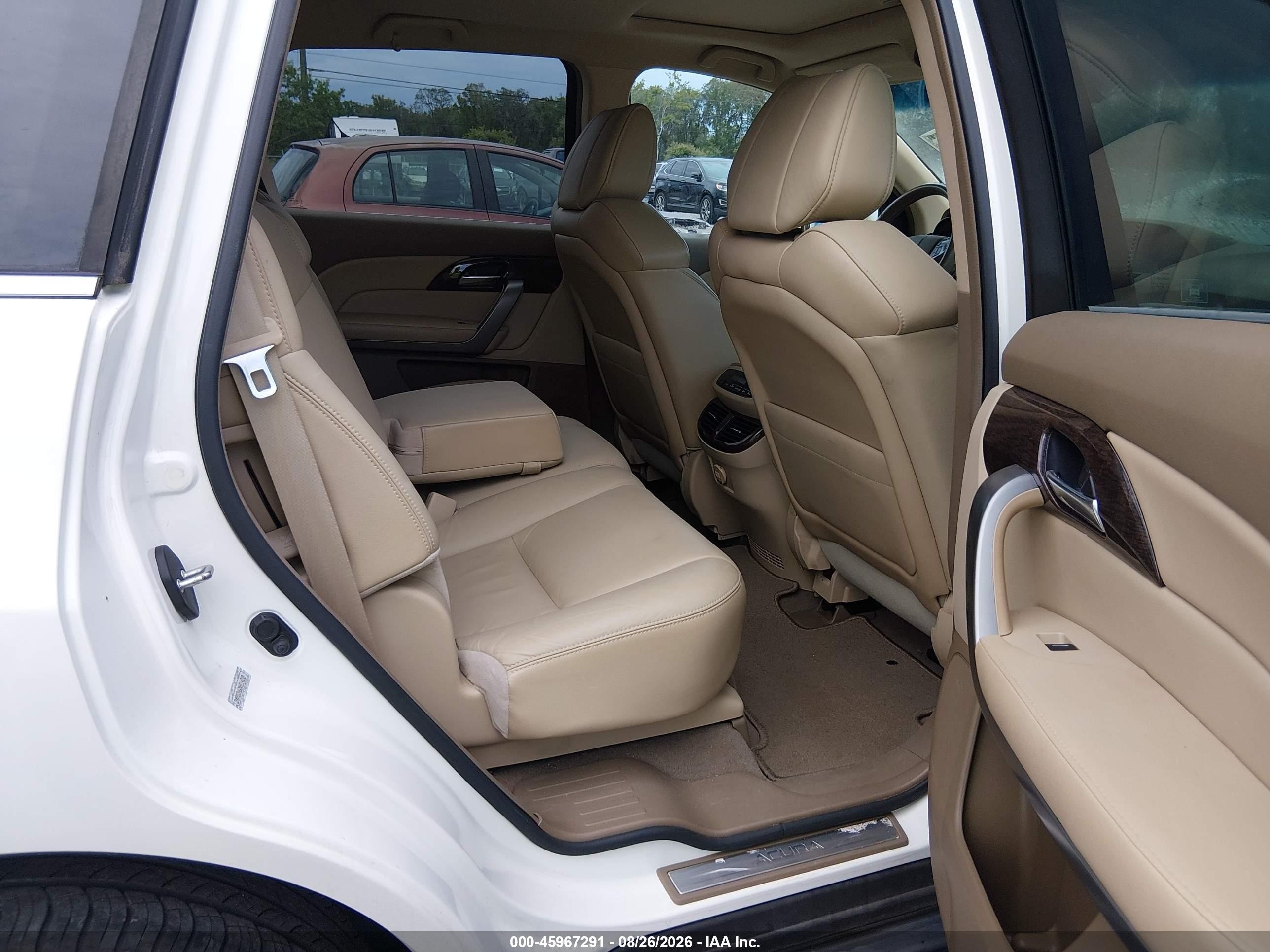 2010 Acura Mdx Technology Package White vin: 2HNYD2H62AH514838