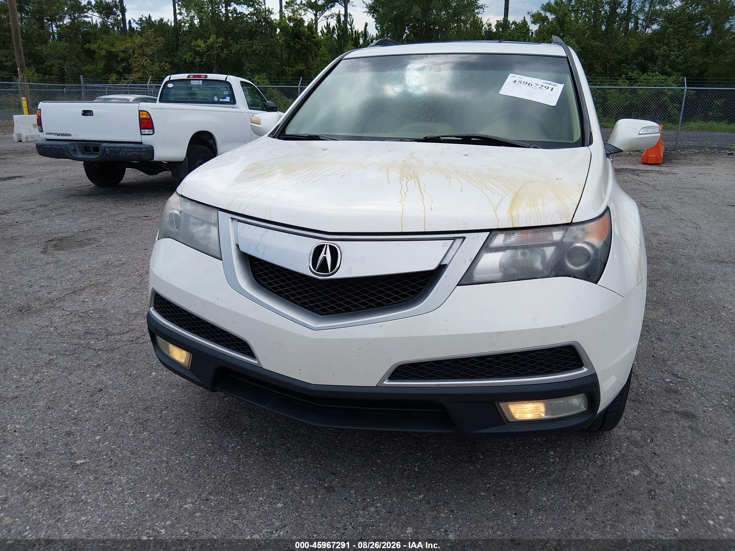2010 Acura Mdx Technology Package White vin: 2HNYD2H62AH514838