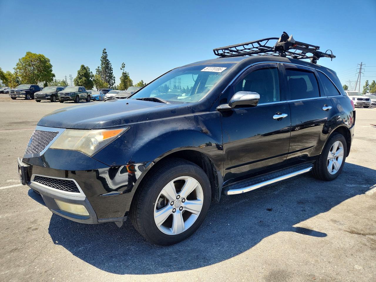 2011 Acura Mdx Technology Black vin: 2HNYD2H62BH515585