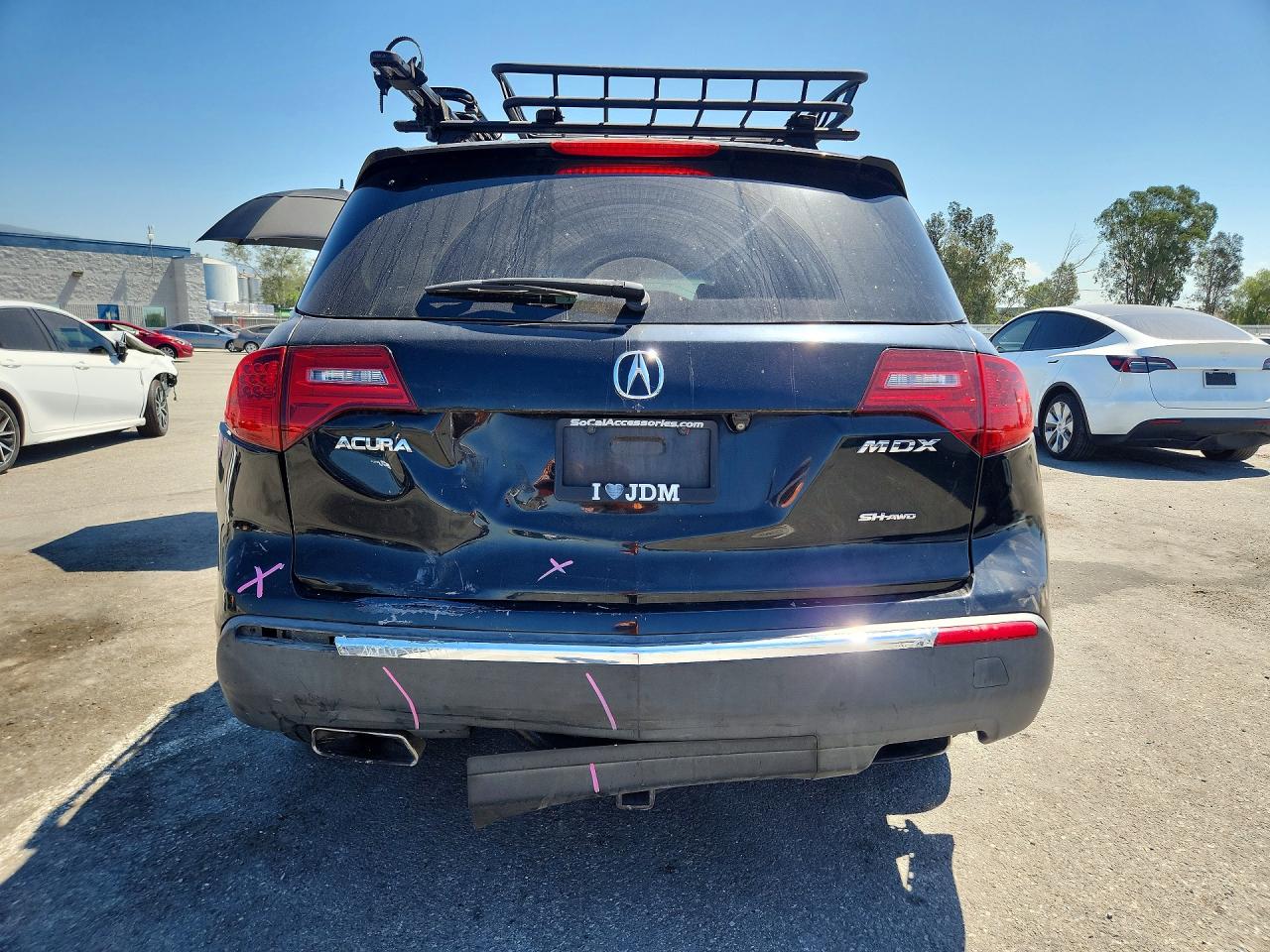 2011 Acura Mdx Technology Black vin: 2HNYD2H62BH515585