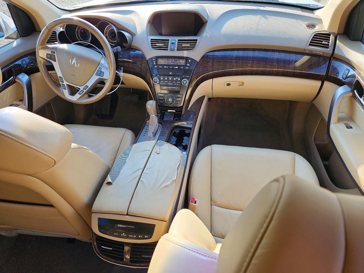 2011 Acura Mdx Technology White vin: 2HNYD2H62BH520740