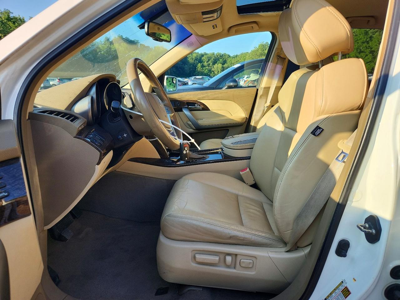 2011 Acura Mdx Technology White vin: 2HNYD2H62BH520740