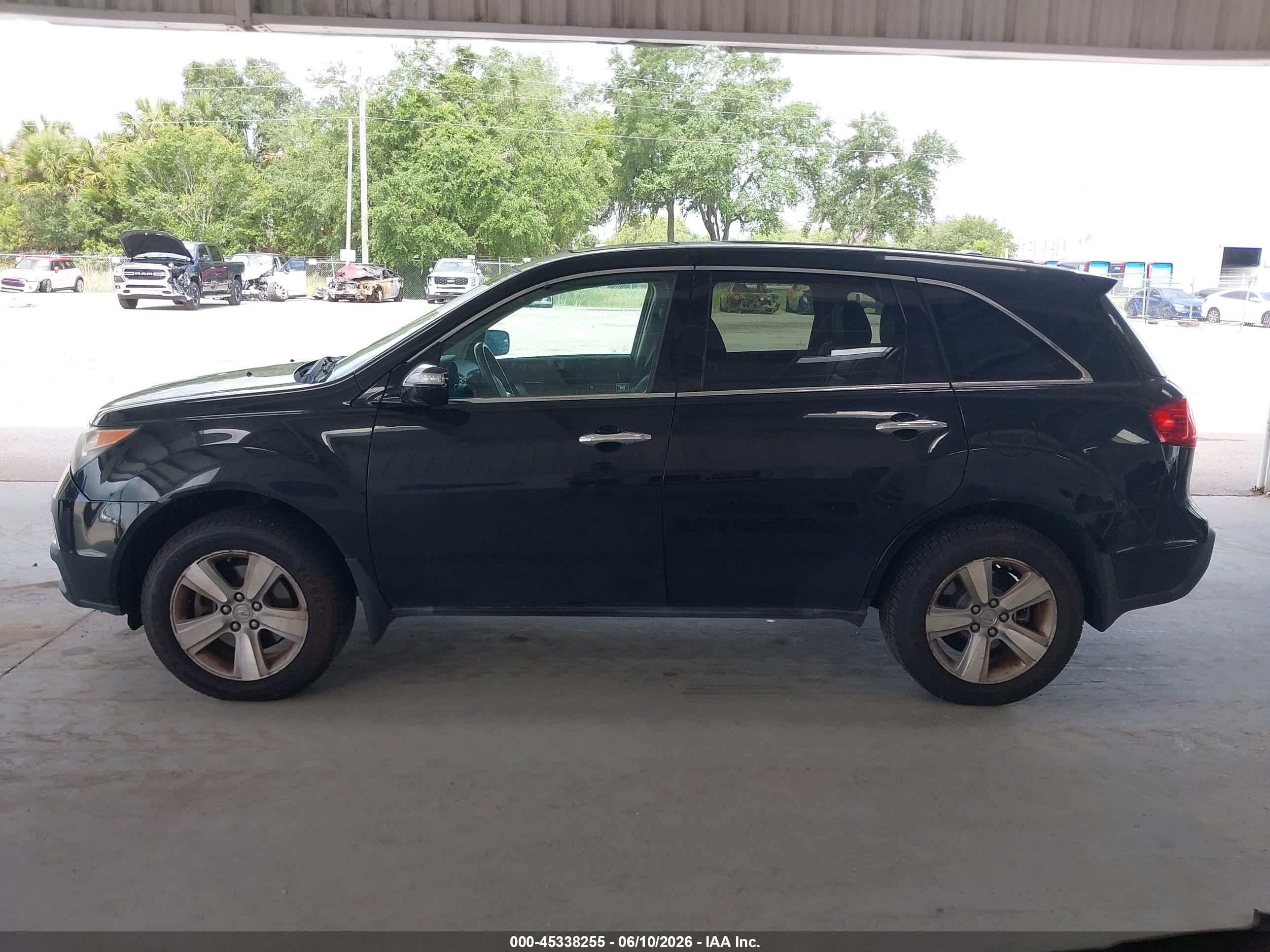 2011 Acura Mdx Technology Package Черный vin: 2HNYD2H62BH528773