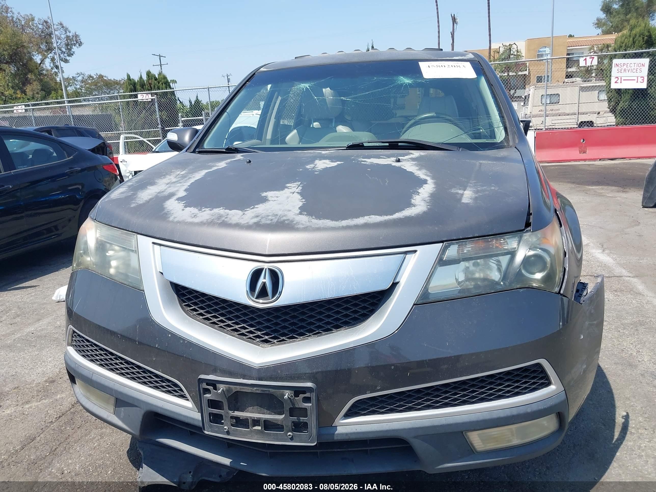 2011 Acura Mdx Technology Package Gray vin: 2HNYD2H62BH529373