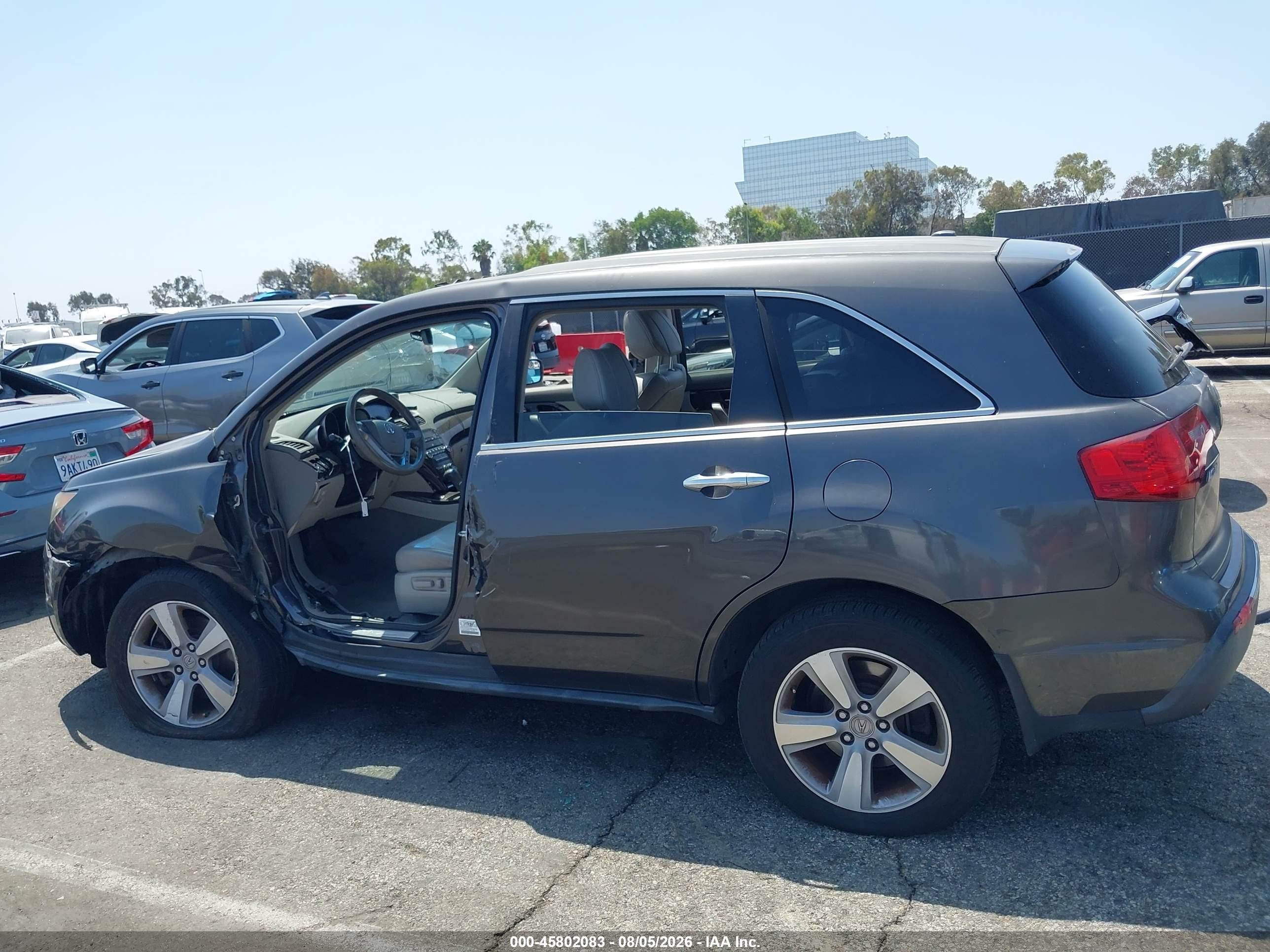 2011 Acura Mdx Technology Package Gray vin: 2HNYD2H62BH529373