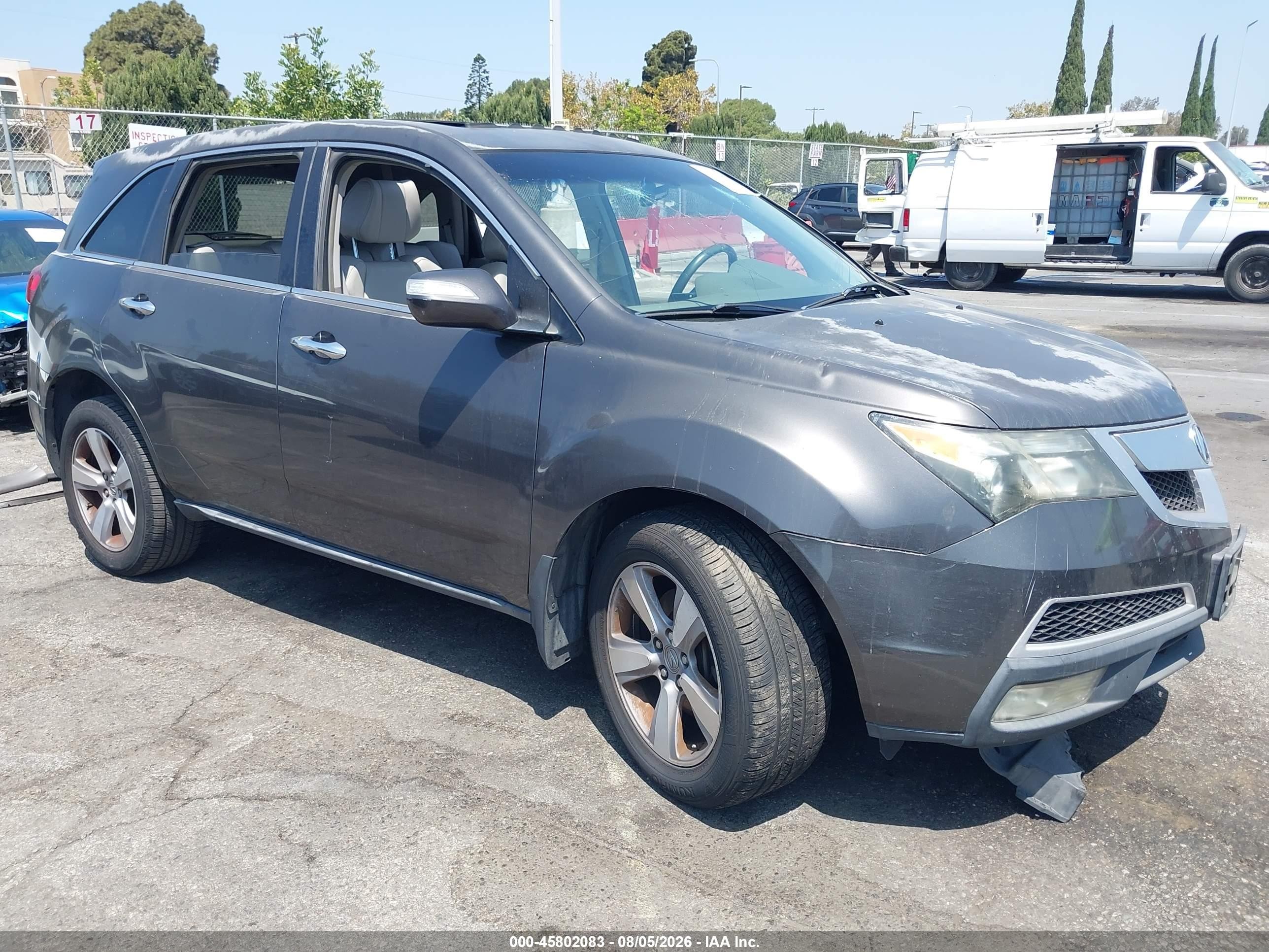 2011 Acura Mdx Technology Package Gray vin: 2HNYD2H62BH529373