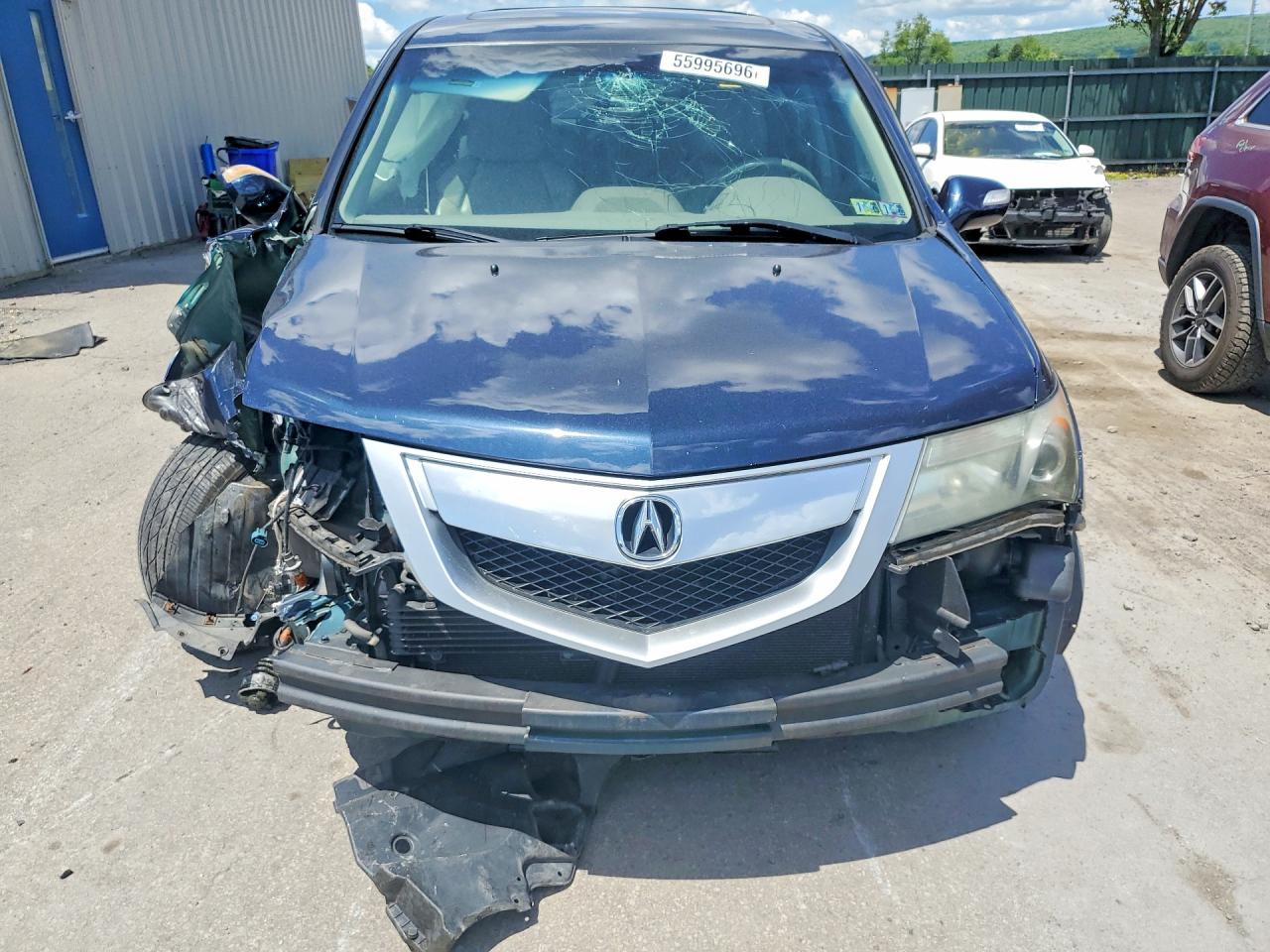 2011 Acura Mdx Technology Blue vin: 2HNYD2H62BH531205