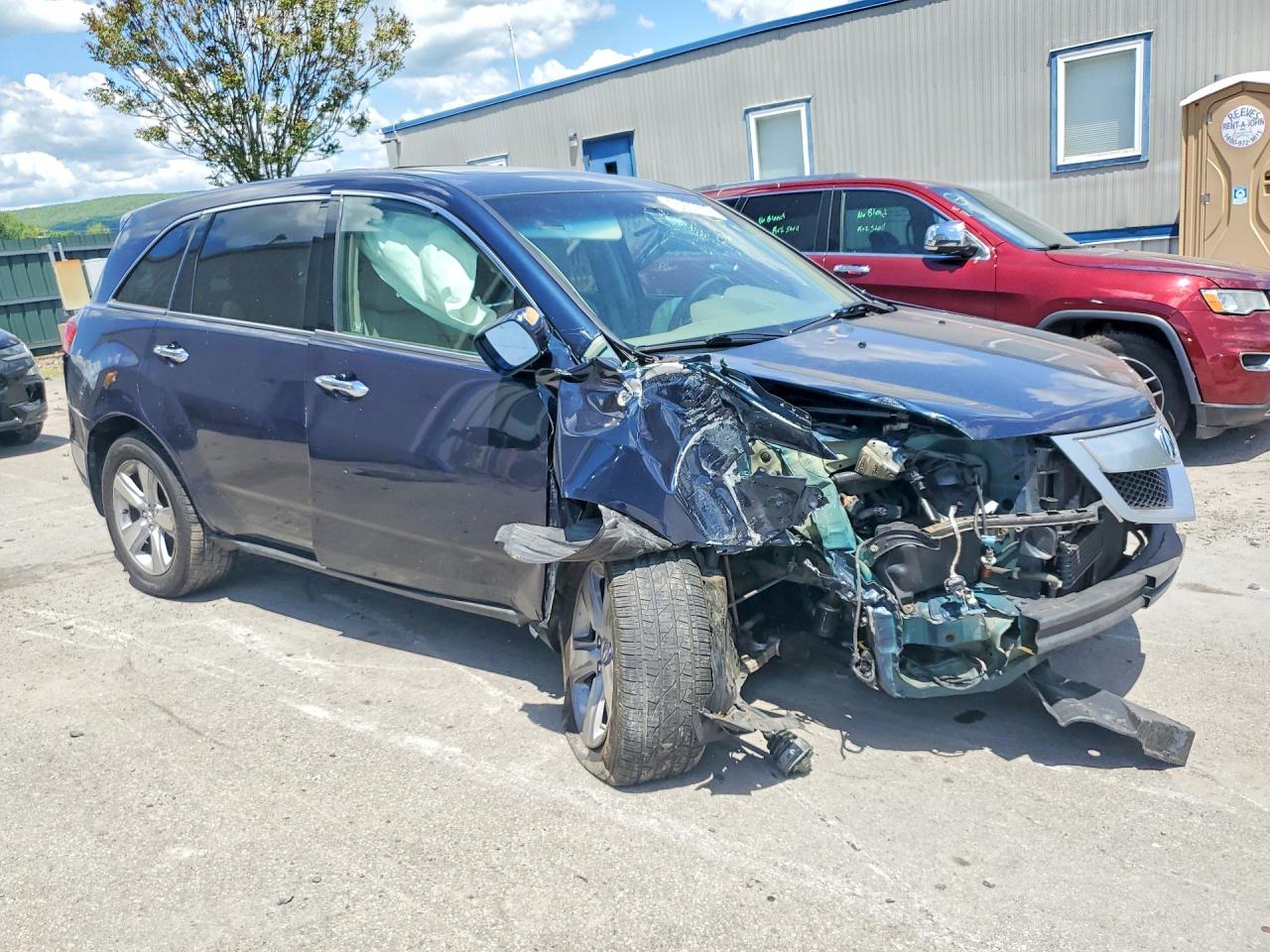 2011 Acura Mdx Technology Blue vin: 2HNYD2H62BH531205