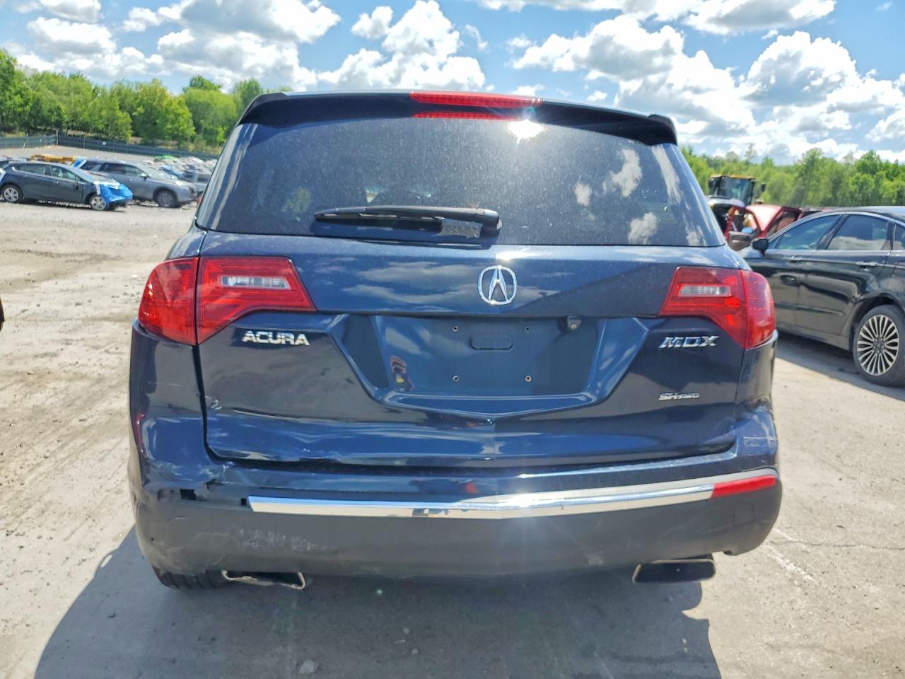 2011 Acura Mdx Technology Blue vin: 2HNYD2H62BH531205