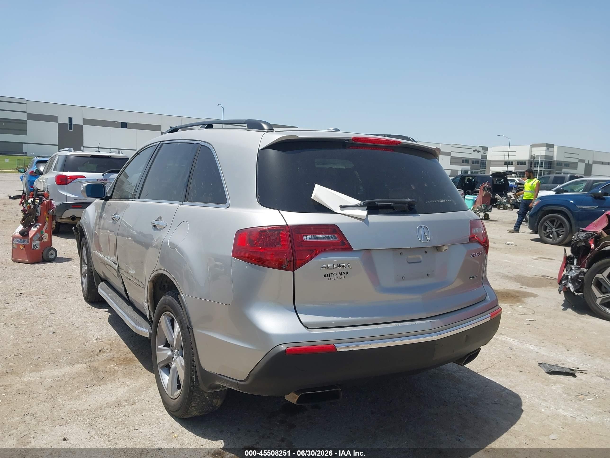 2011 Acura Mdx Technology Package Silver vin: 2HNYD2H62BH544830