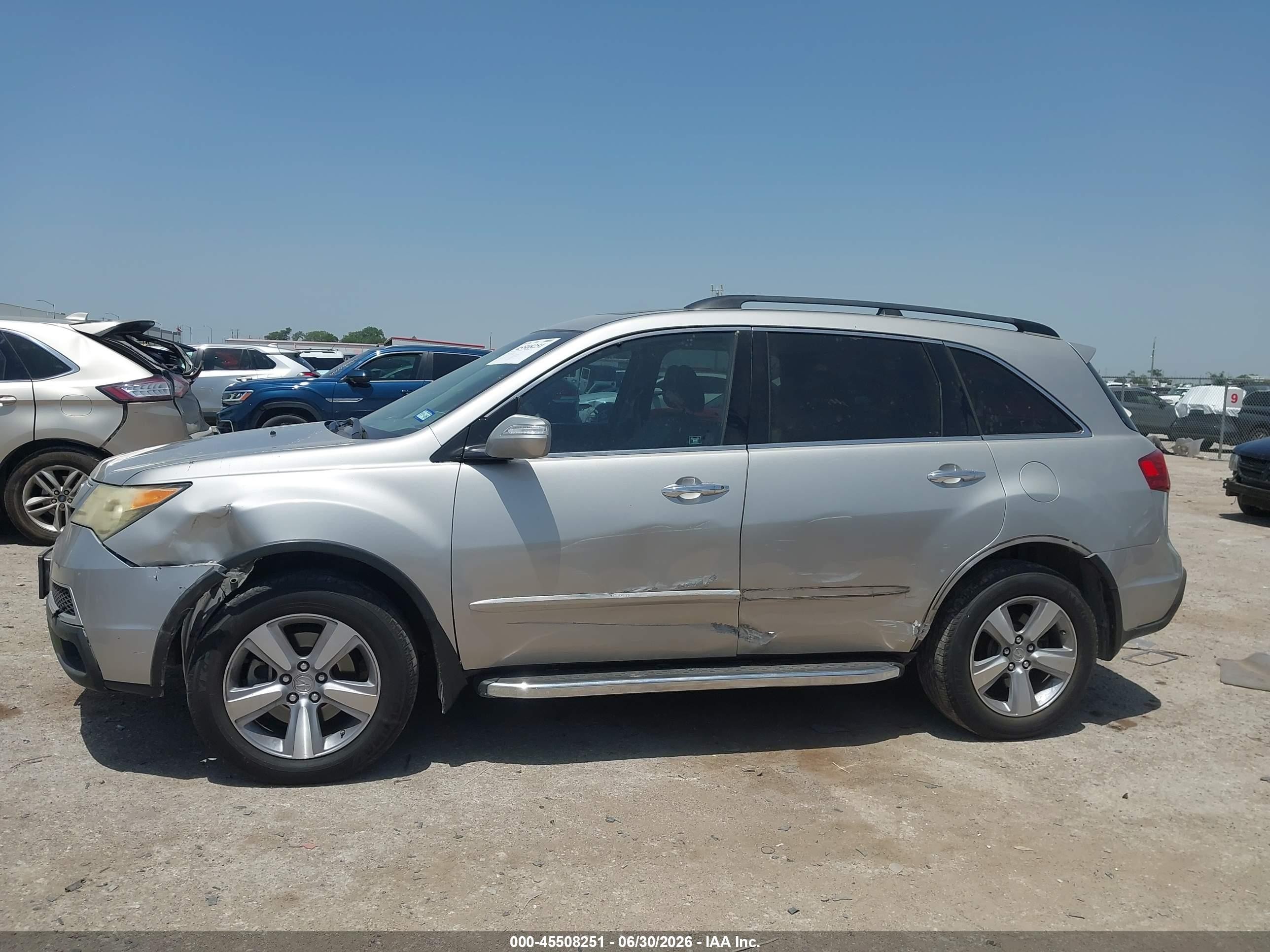 2011 Acura Mdx Technology Package Silver vin: 2HNYD2H62BH544830