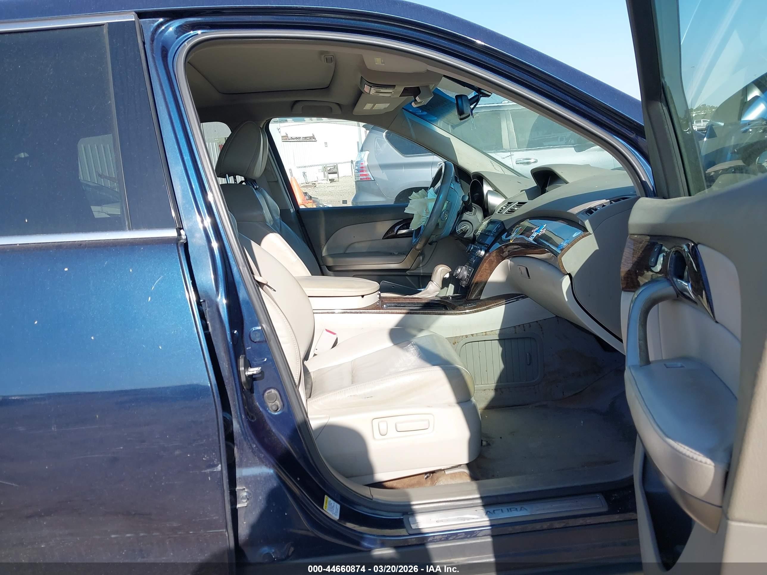 2011 Acura Mdx Technology Package Blue vin: 2HNYD2H62BH545315