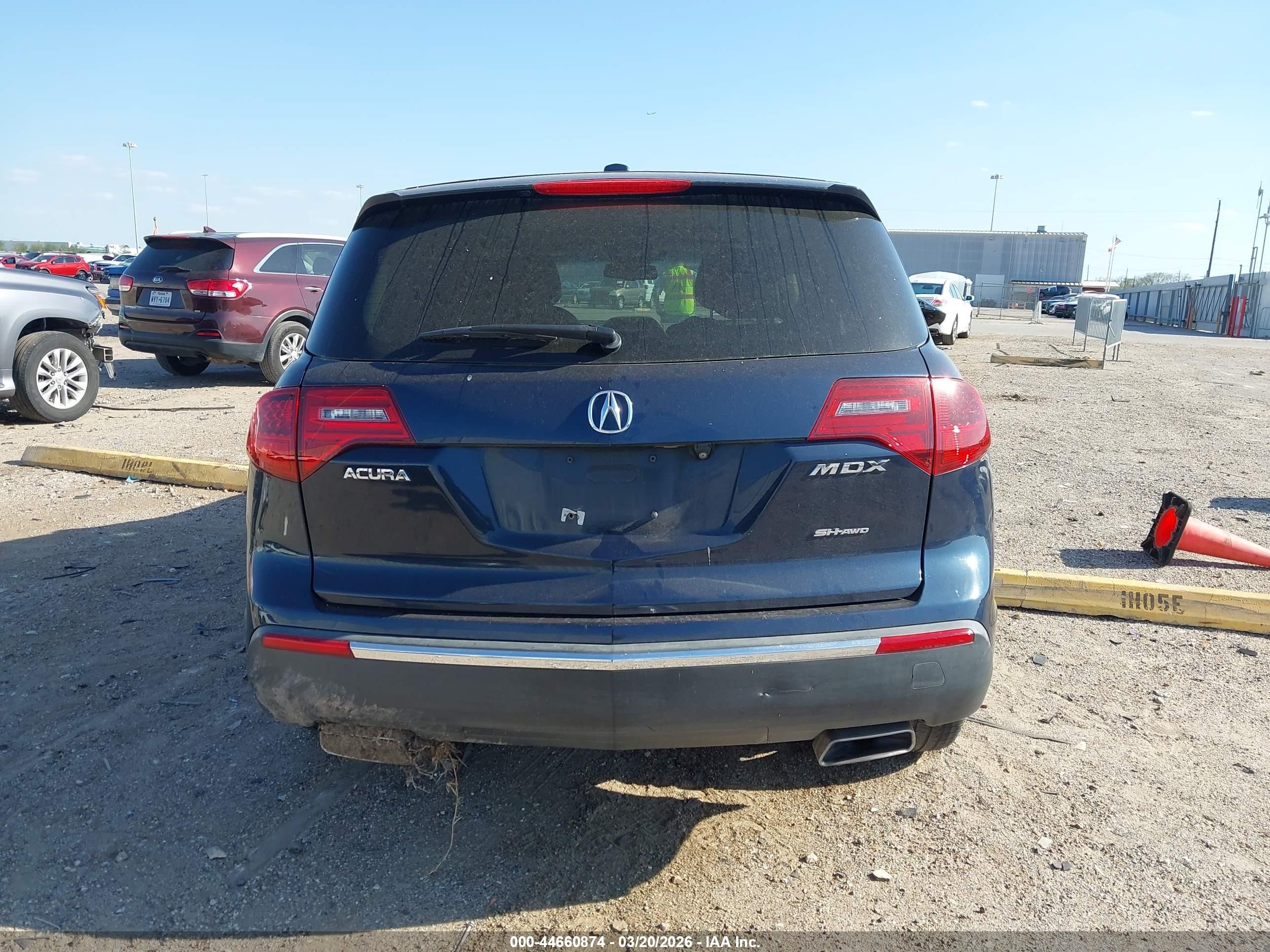 2011 Acura Mdx Technology Package Blue vin: 2HNYD2H62BH545315
