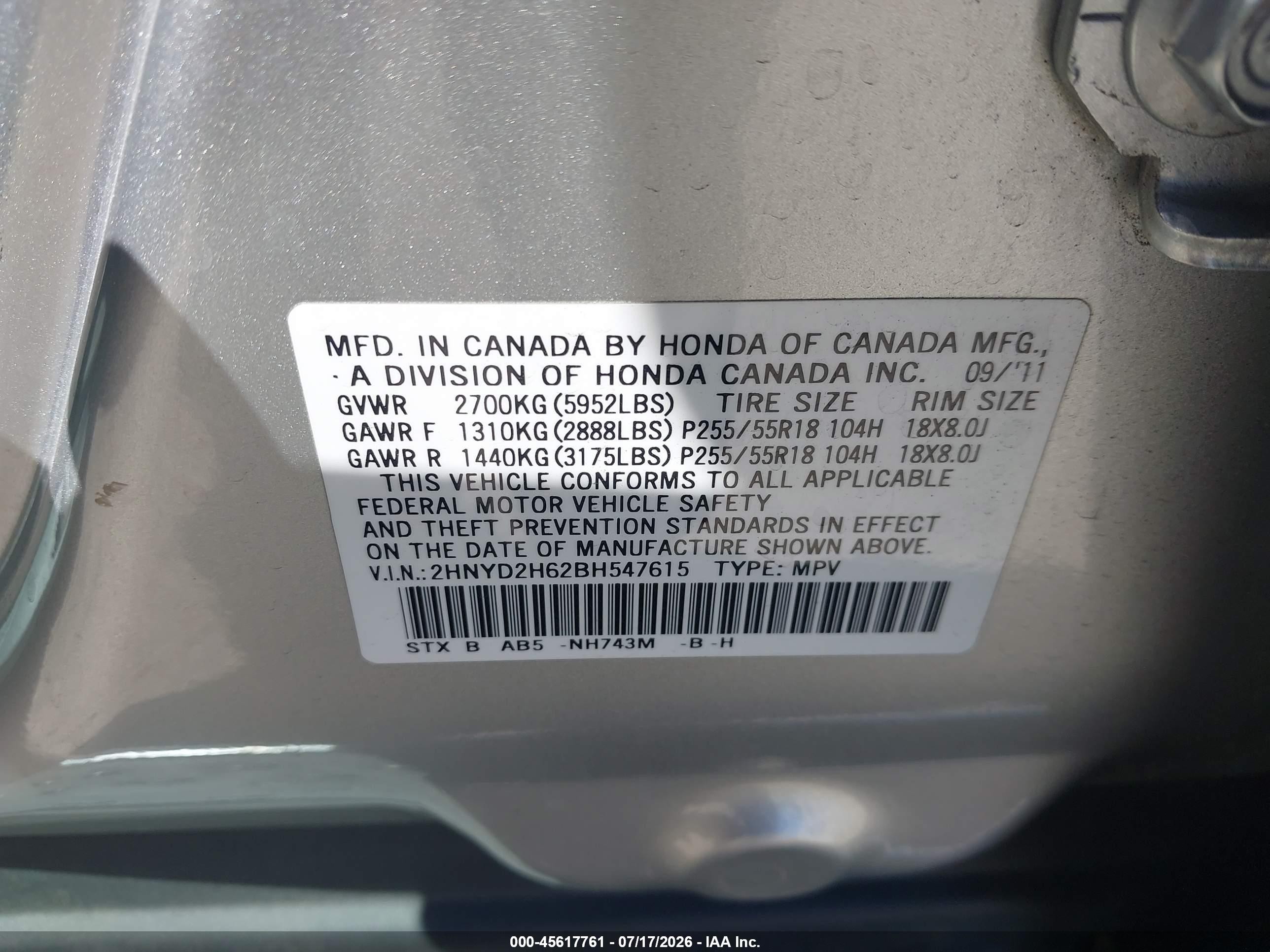 2011 Acura Mdx Technology Package Silver vin: 2HNYD2H62BH547615