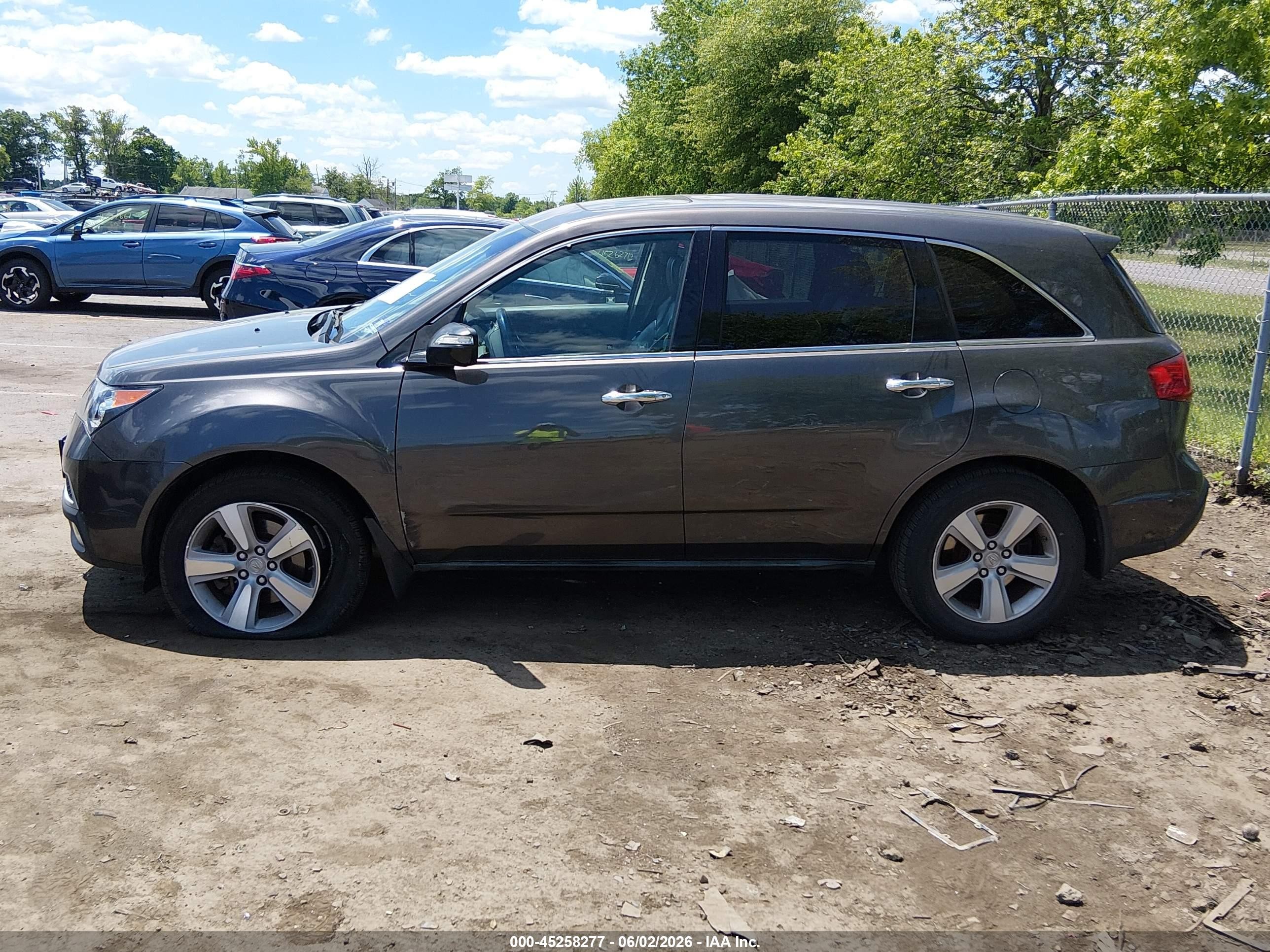 2011 Acura Mdx Technology Package Gray vin: 2HNYD2H62BH549042