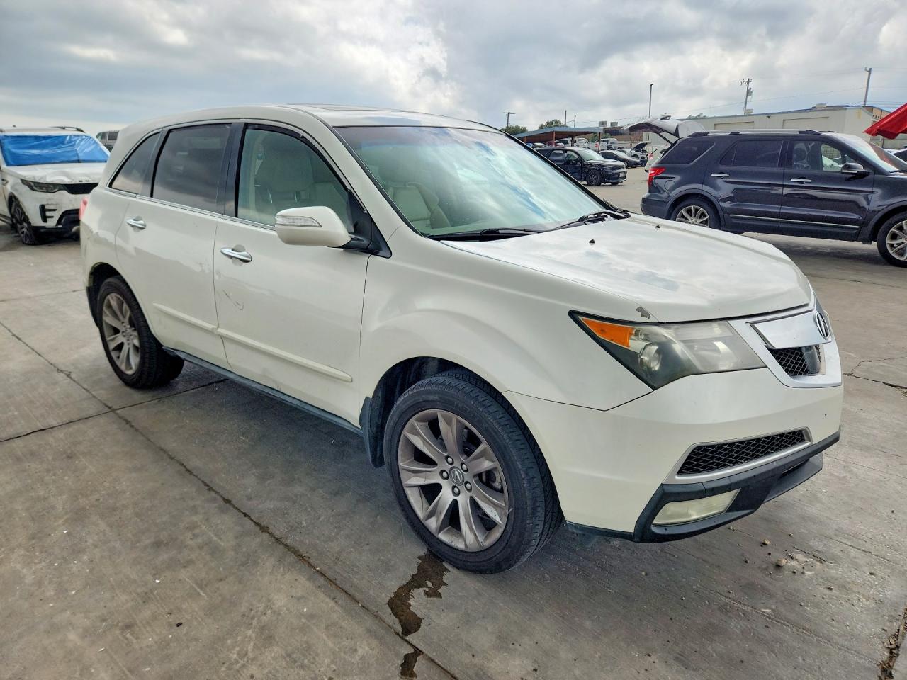 2013 Acura Mdx Advance White vin: 2HNYD2H62DH519963