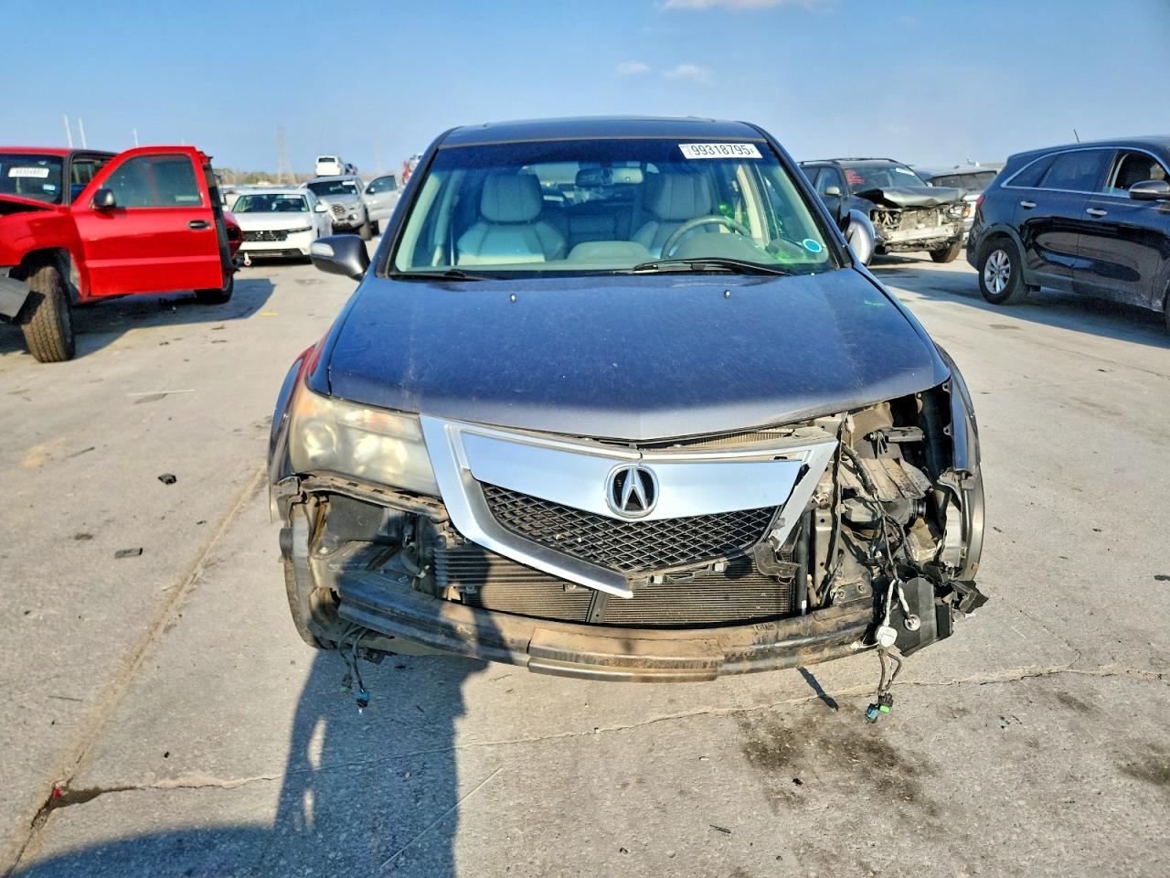 2010 Acura Mdx Technology Угольный vin: 2HNYD2H63AH500723