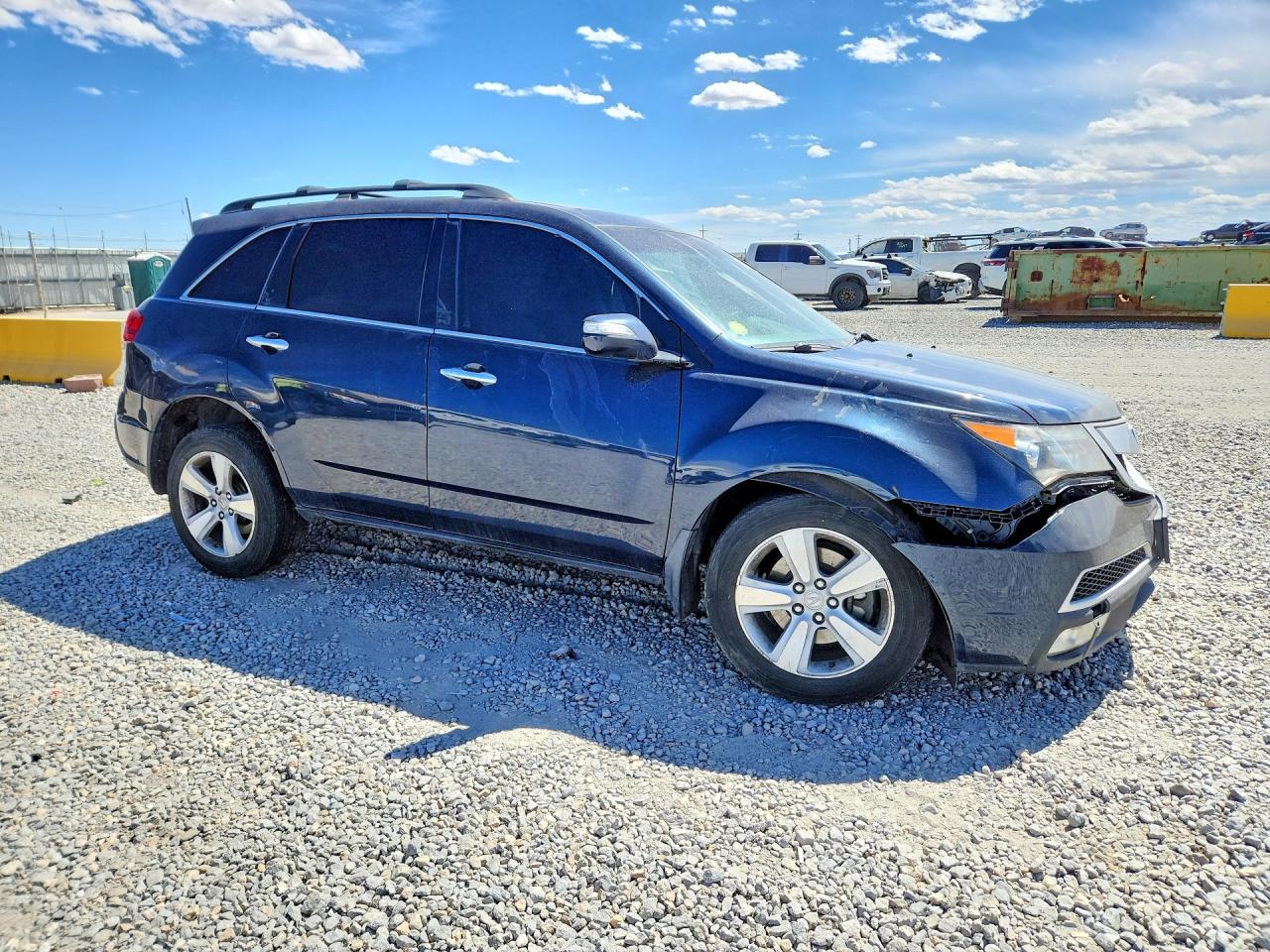 2010 Acura Mdx Technology Blue vin: 2HNYD2H63AH503668