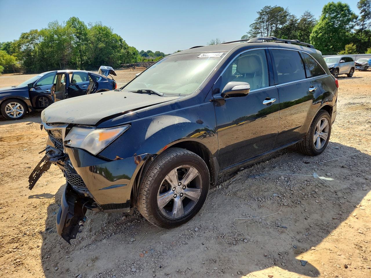 2010 Acura Mdx Technology Black vin: 2HNYD2H63AH523998