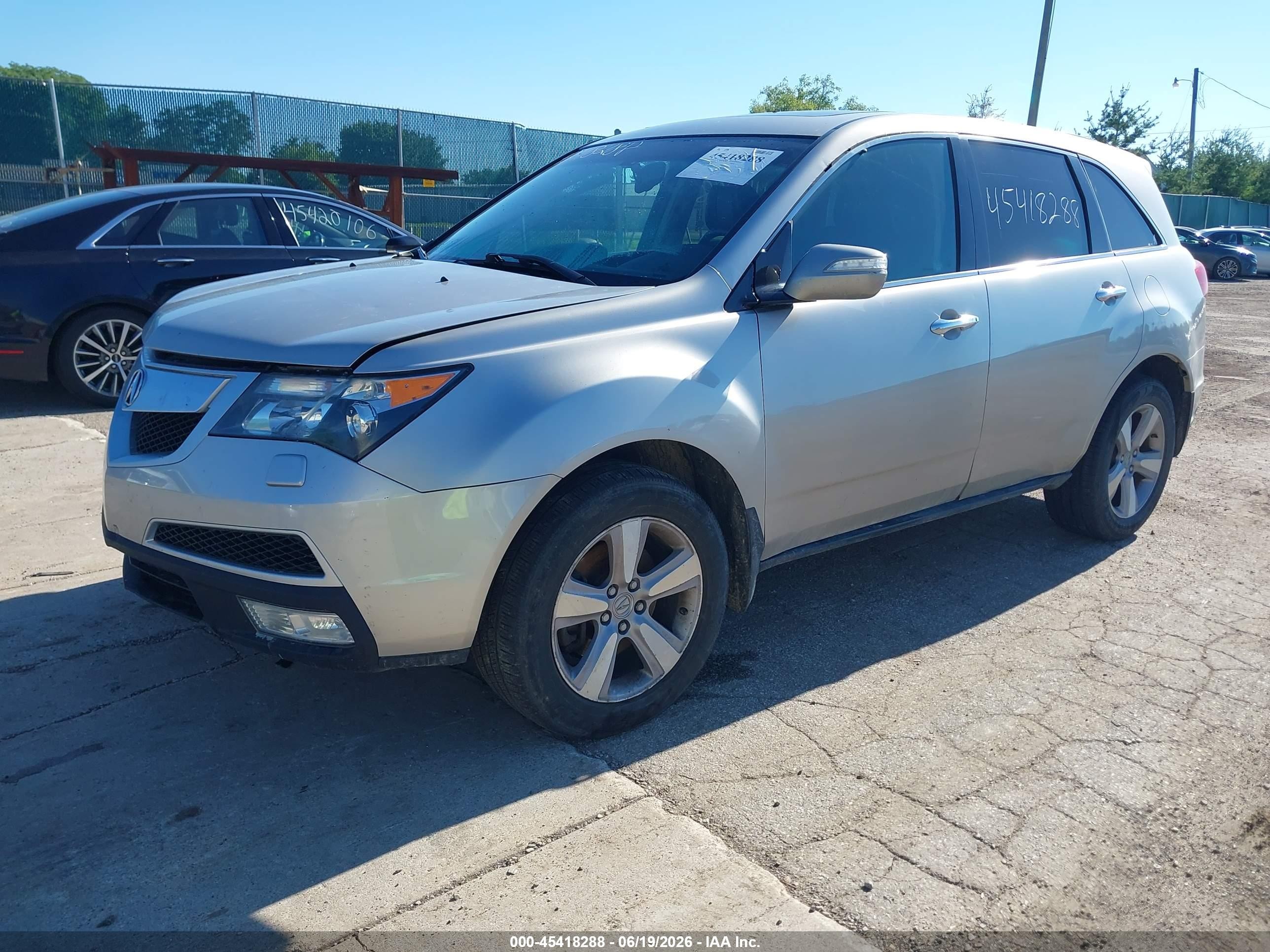 2011 Acura Mdx Technology Package Silver vin: 2HNYD2H63BH004645