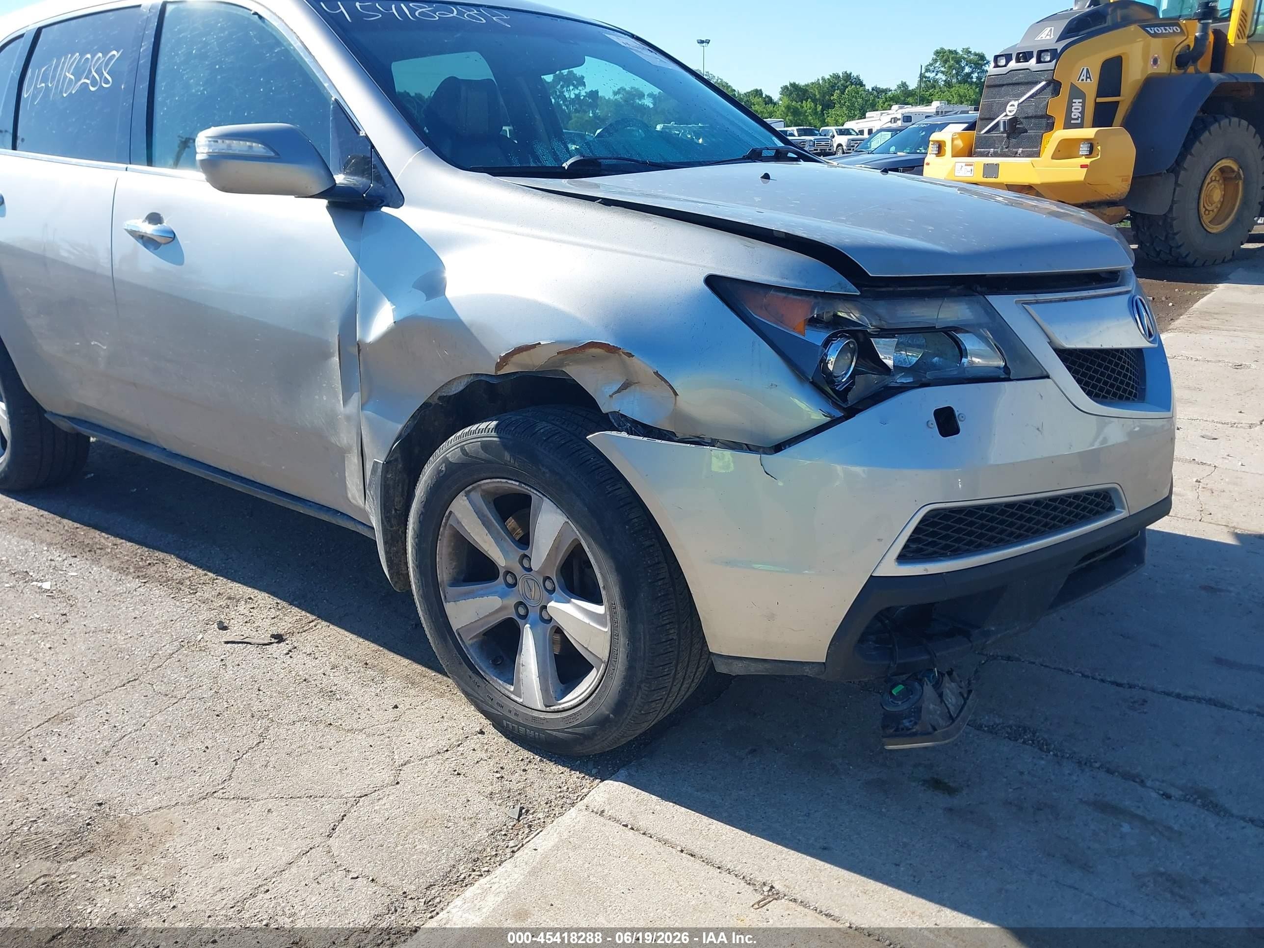 2011 Acura Mdx Technology Package Silver vin: 2HNYD2H63BH004645