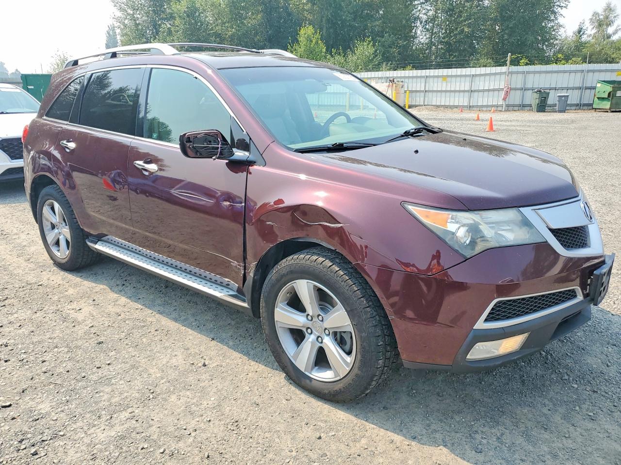 2011 Acura Mdx Technology Maroon vin: 2HNYD2H63BH506412