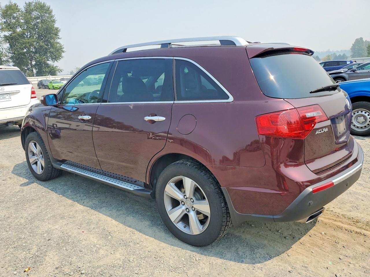 2011 Acura Mdx Technology Maroon vin: 2HNYD2H63BH506412