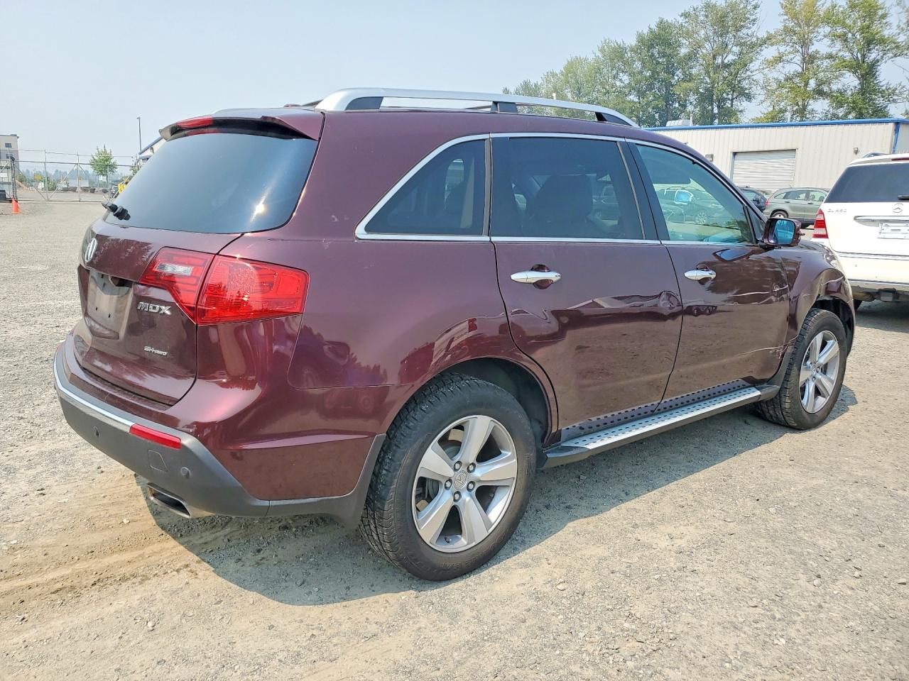 2011 Acura Mdx Technology Maroon vin: 2HNYD2H63BH506412