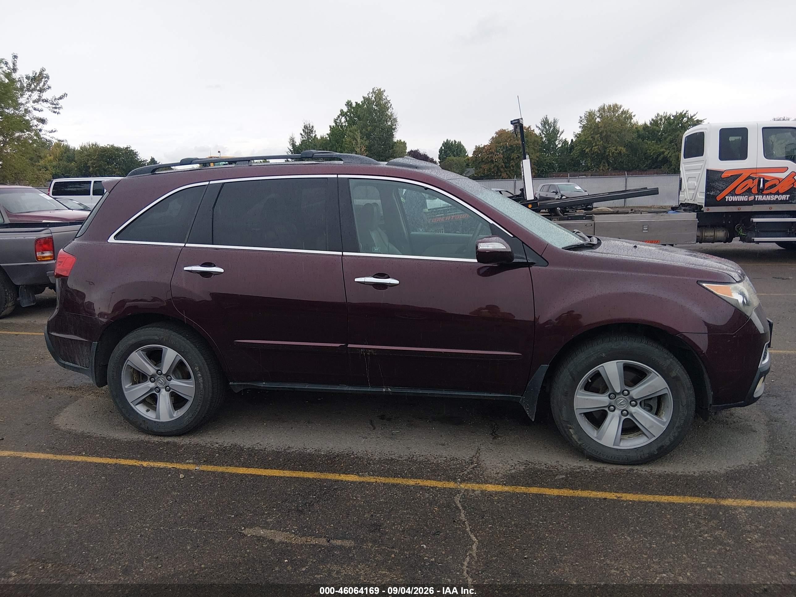 2011 Acura Mdx Technology Package Maroon vin: 2HNYD2H63BH524022