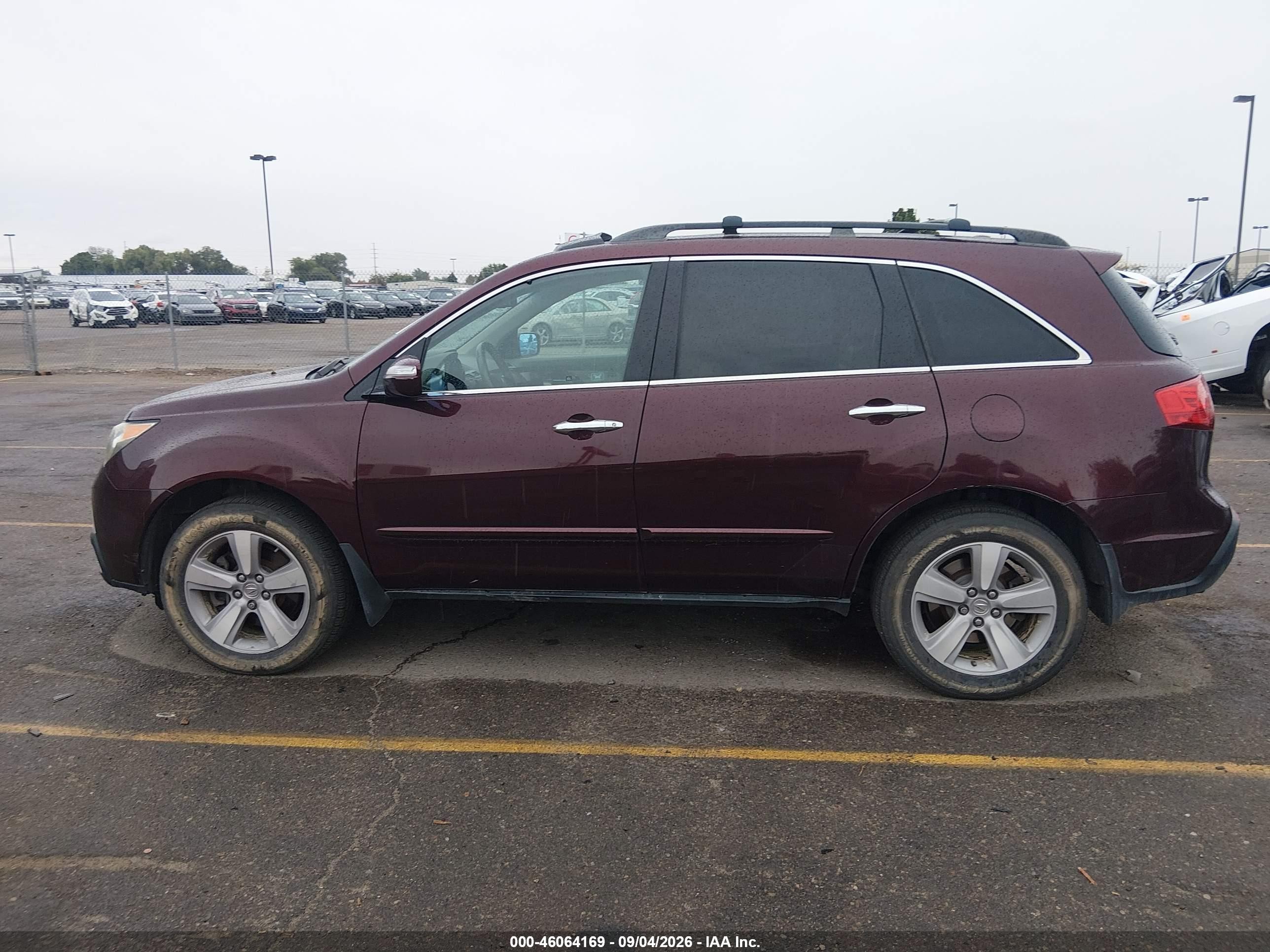 2011 Acura Mdx Technology Package Maroon vin: 2HNYD2H63BH524022
