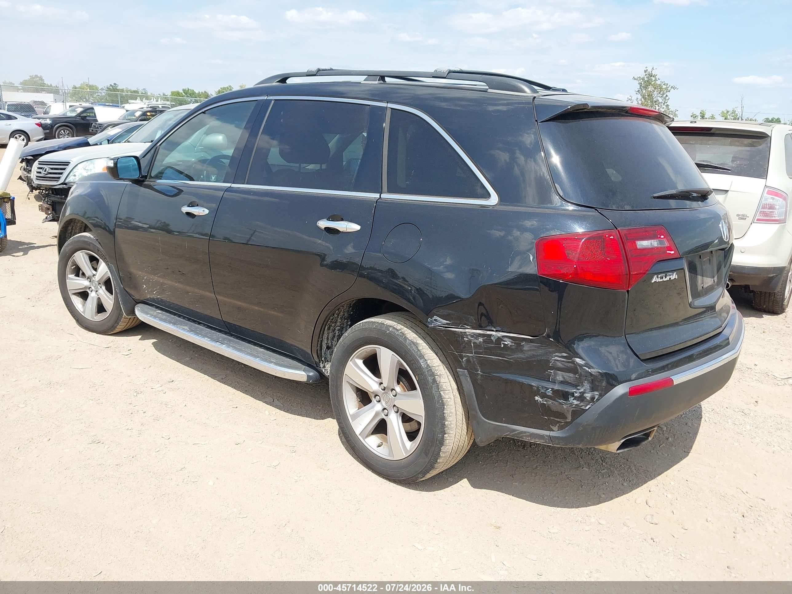 2011 Acura Mdx Technology Package Black vin: 2HNYD2H63BH549129