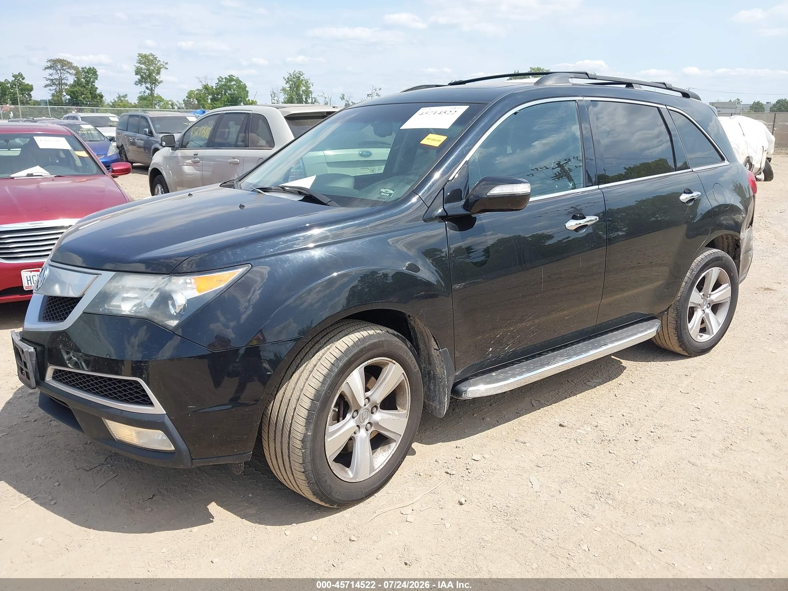 2011 Acura Mdx Technology Package Black vin: 2HNYD2H63BH549129