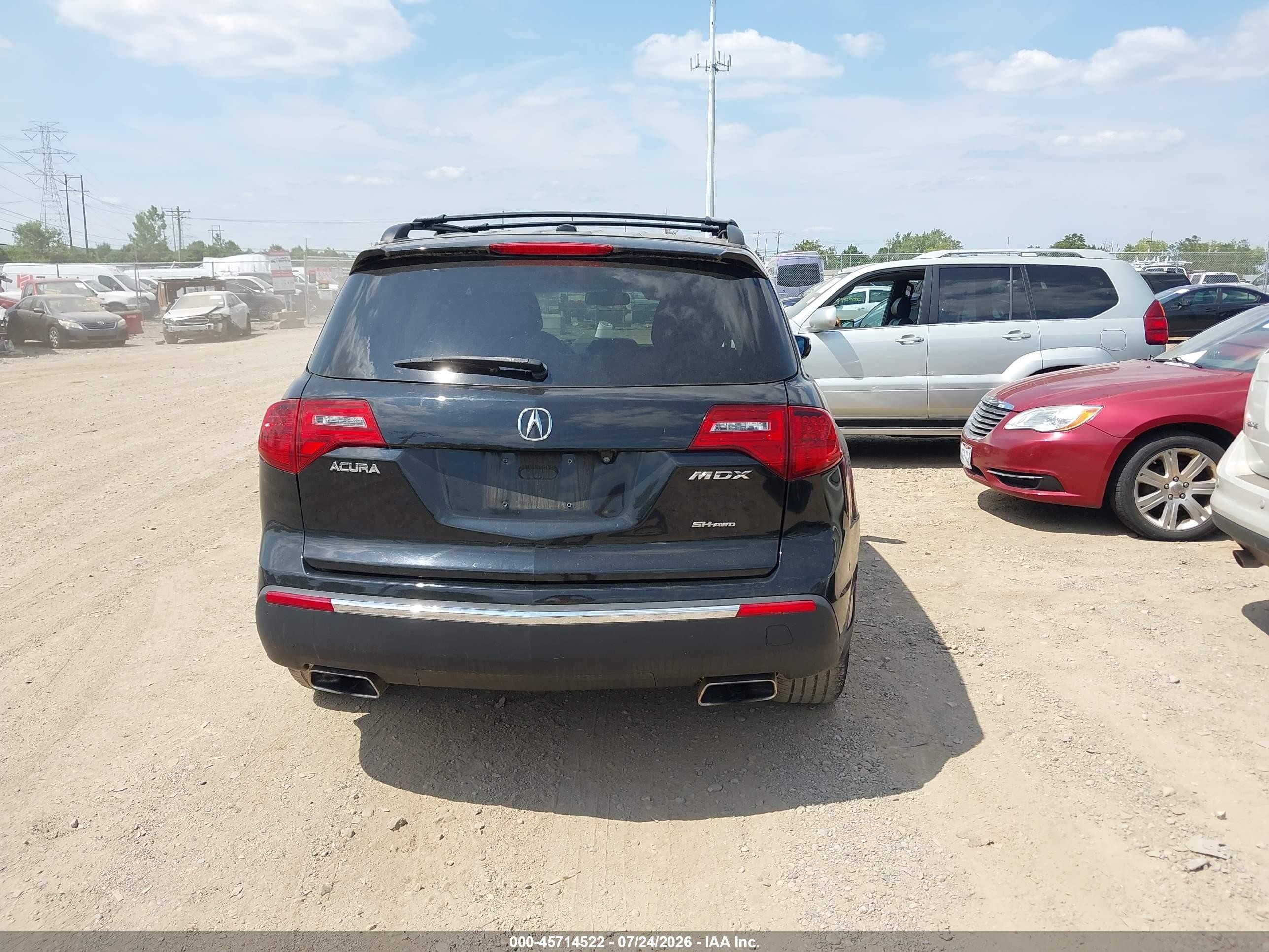2011 Acura Mdx Technology Package Black vin: 2HNYD2H63BH549129