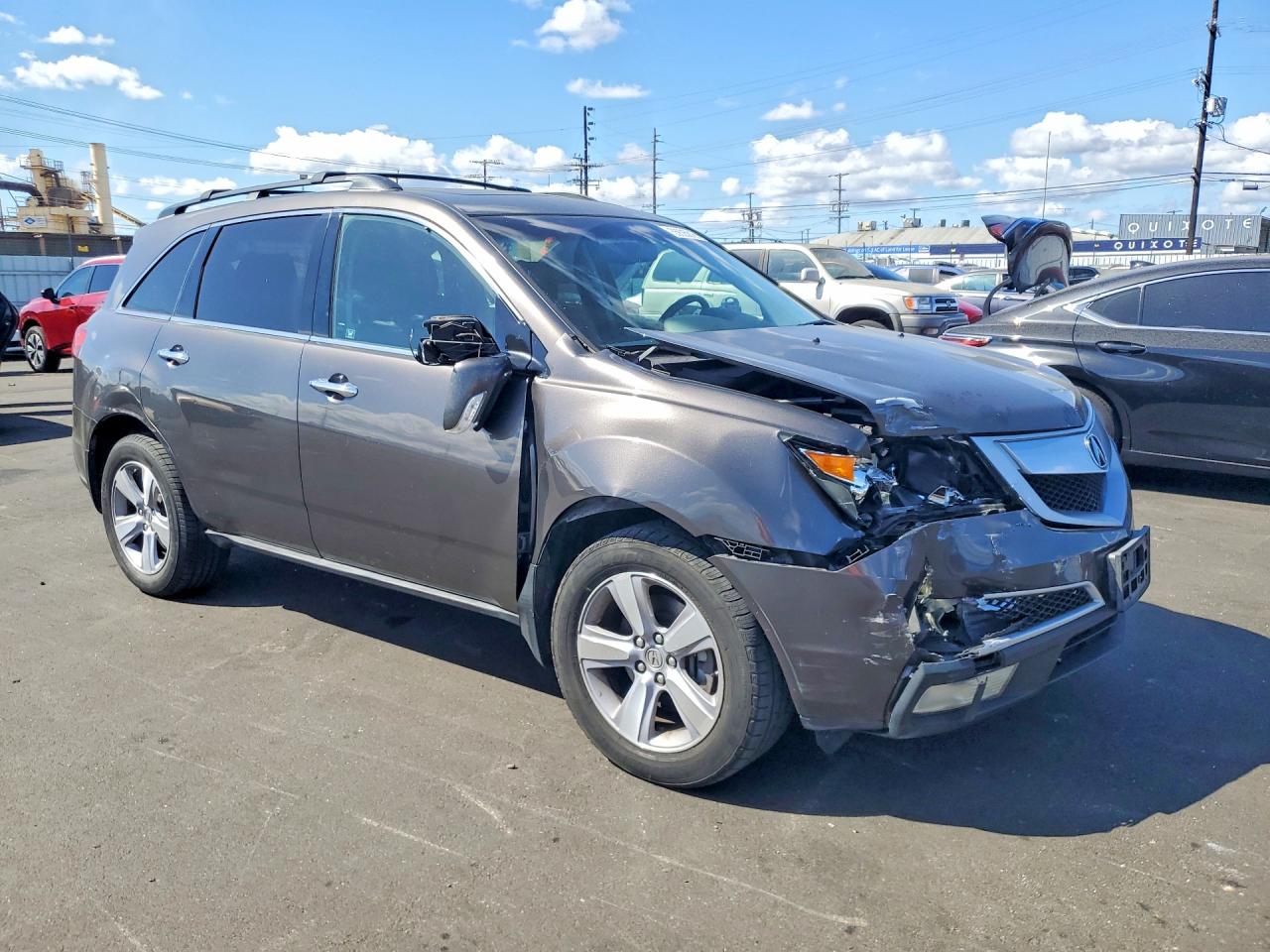2011 Acura Mdx Technology Gray vin: 2HNYD2H63BH549955