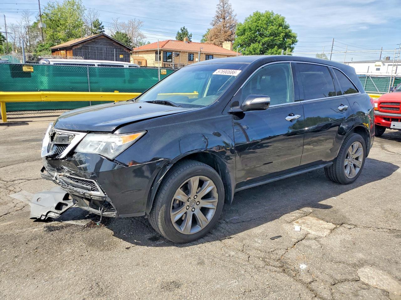 2012 Acura Mdx Advance Black vin: 2HNYD2H63CH505746