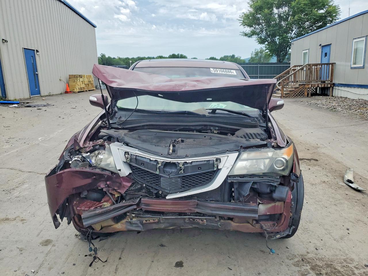 2012 Acura Mdx Advance Бордовый vin: 2HNYD2H63CH539086