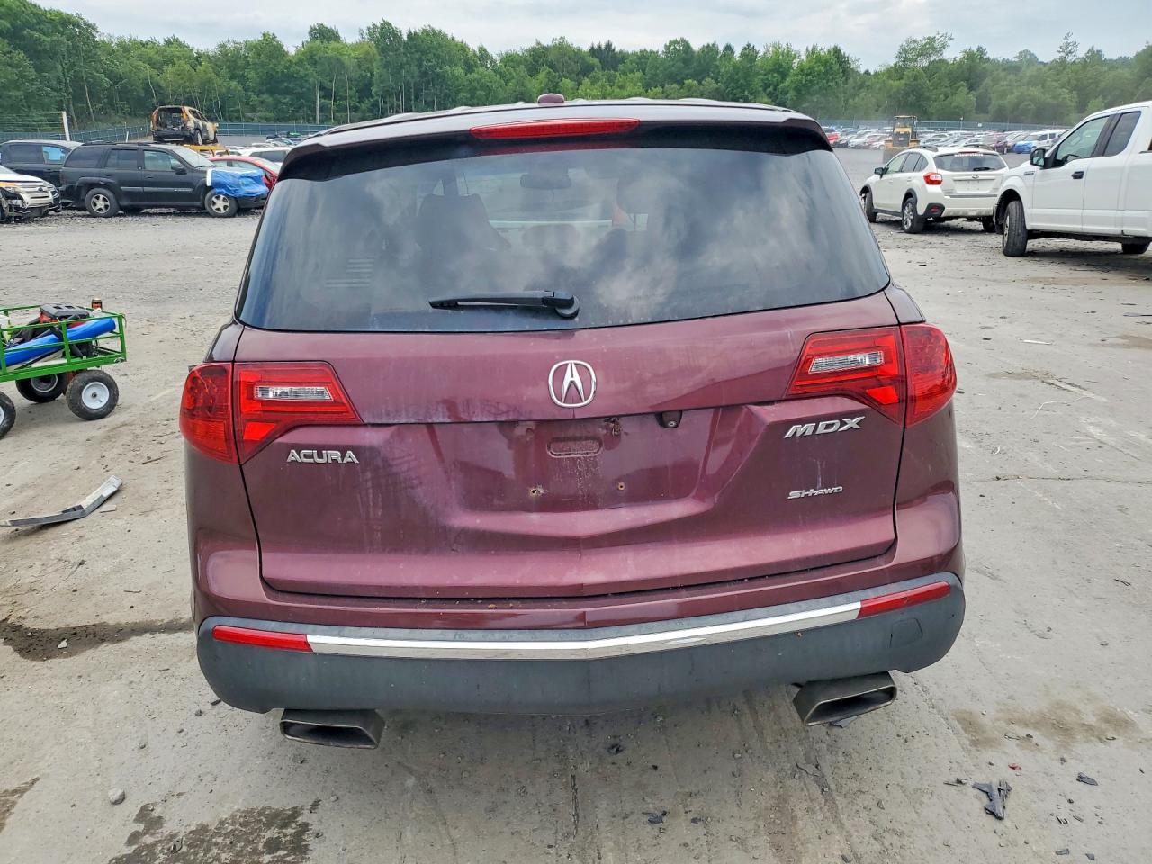 2012 Acura Mdx Advance Бордовый vin: 2HNYD2H63CH539086