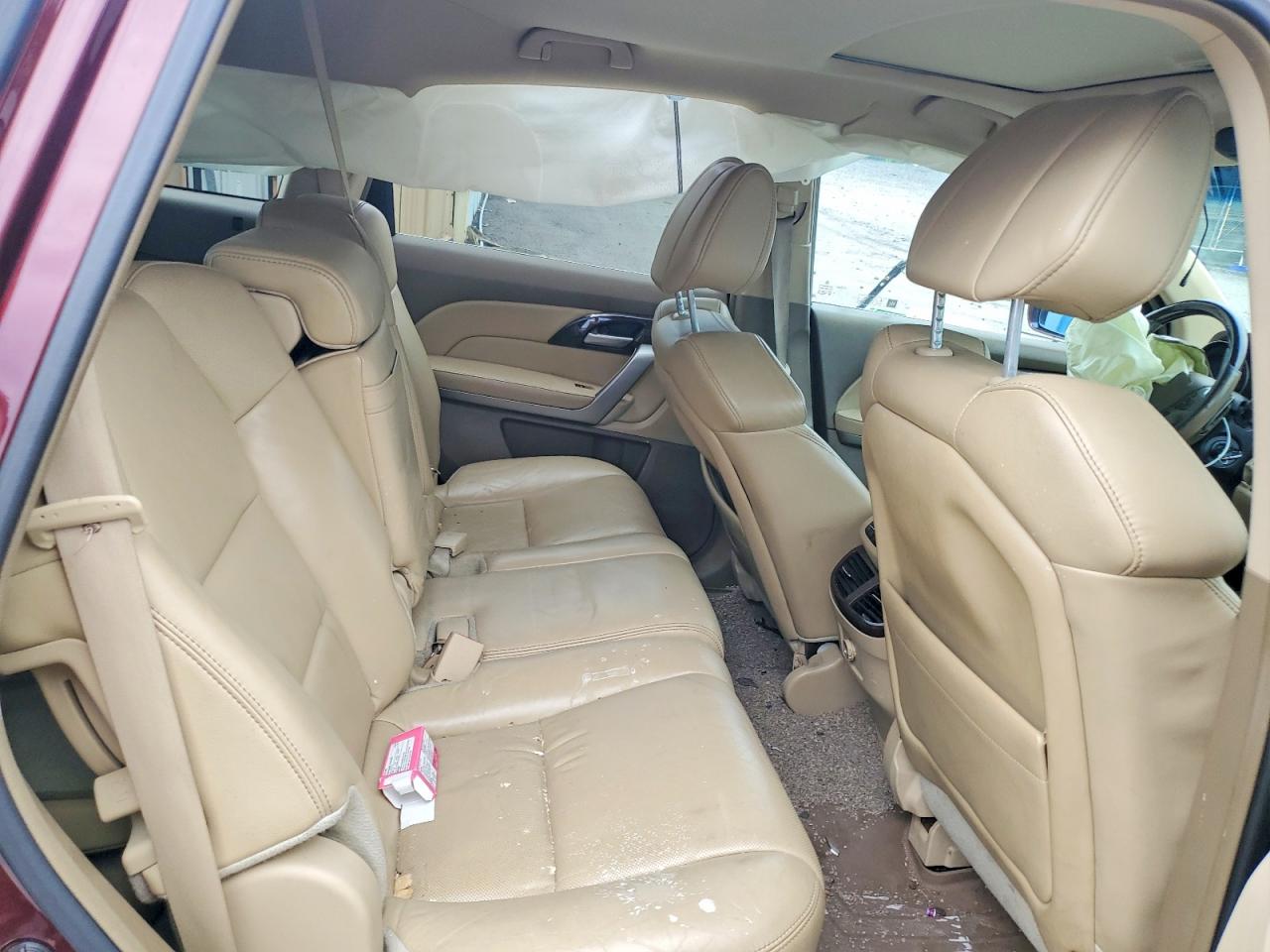 2012 Acura Mdx Advance Бордовый vin: 2HNYD2H63CH539086